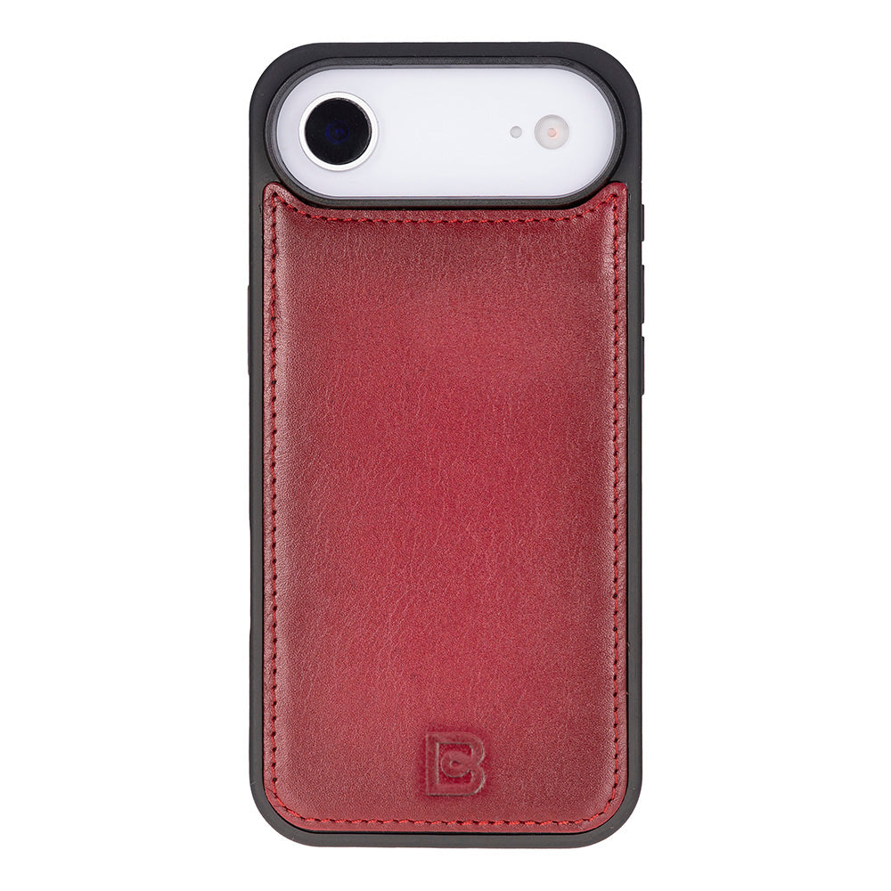 Magic iPhone 17 Air Detachable Genuine Leather Wallet Case