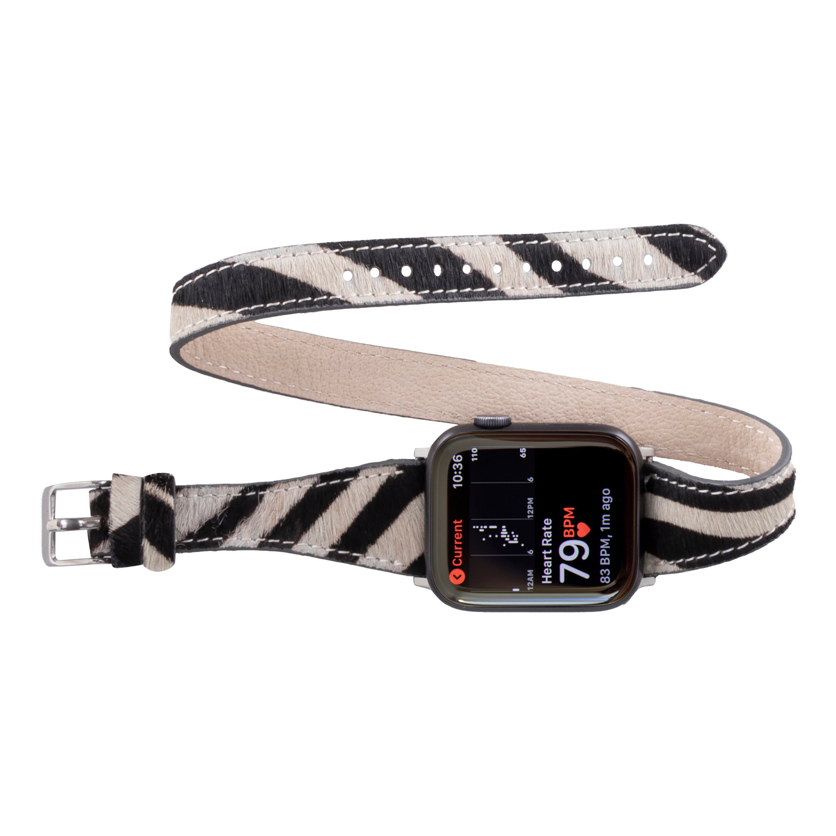 Slim Double Tour Genuine Leather Apple Watch Band