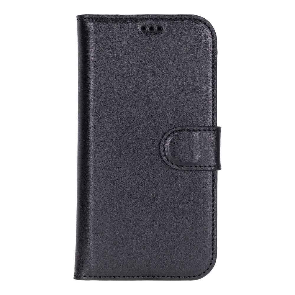 Magic iPhone 17 Genuine Leather Detachable Wallet Case