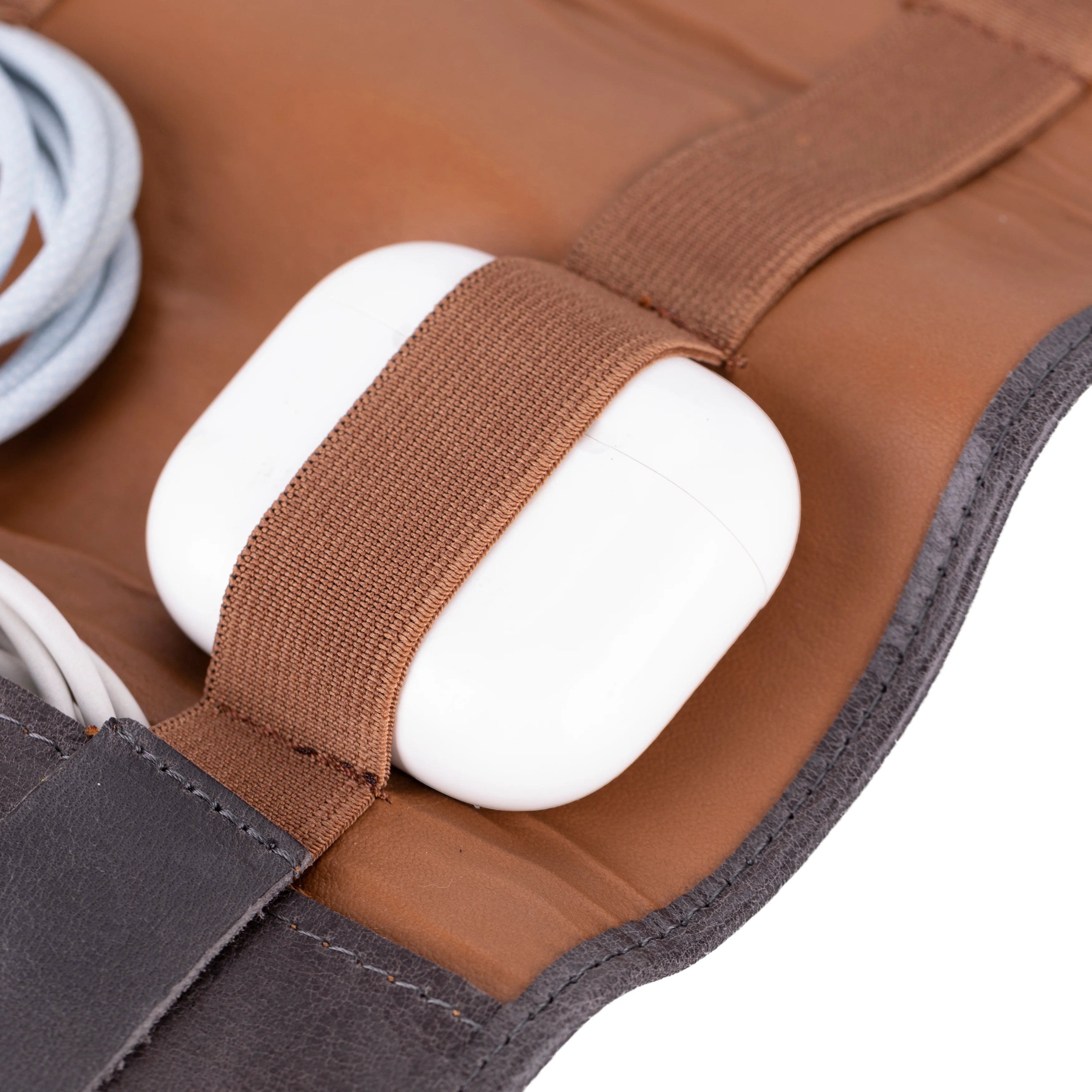 Cordian Genuine Leather Cable Organizer