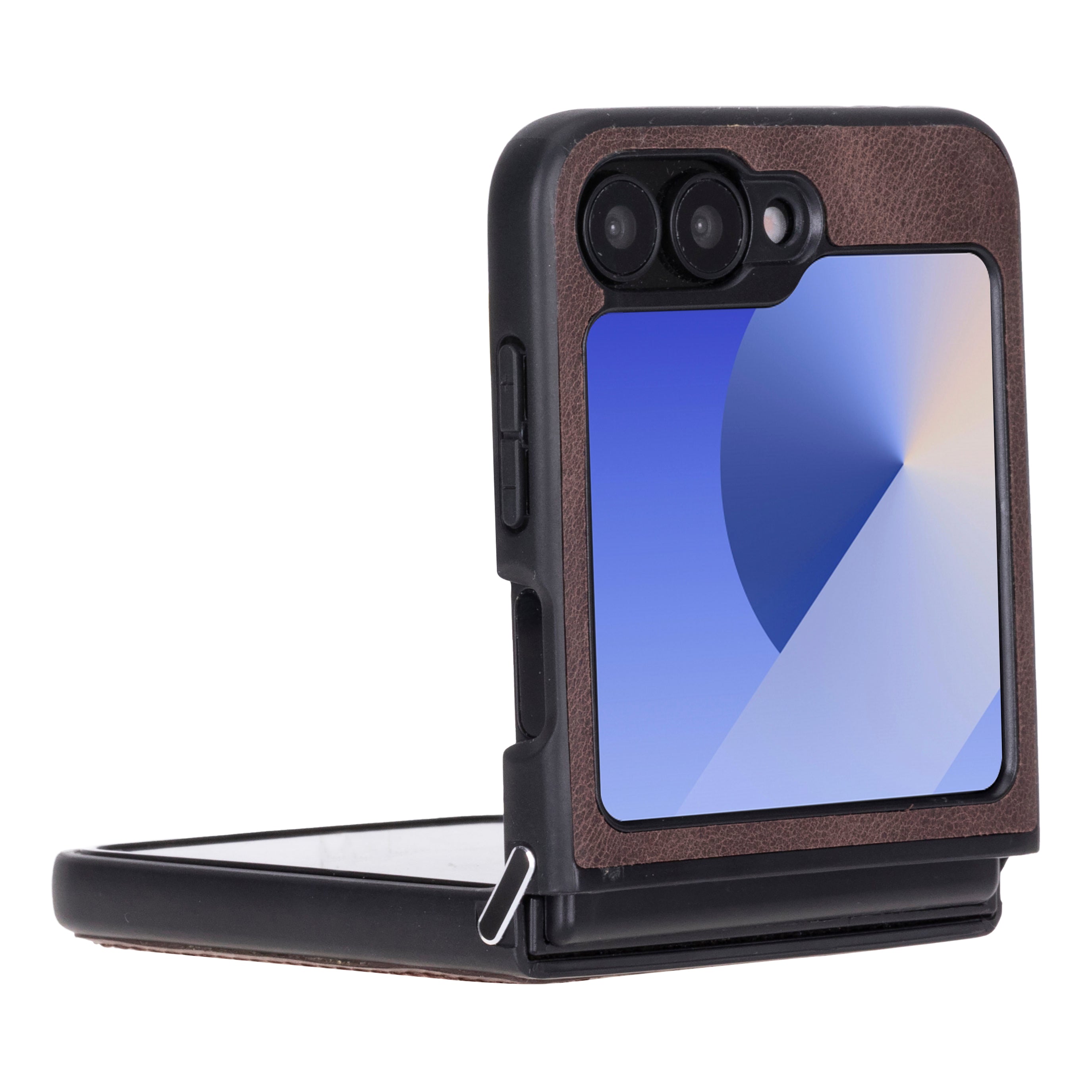 Flex Cover Genuine Leather Samsung Z Flip 6 Case