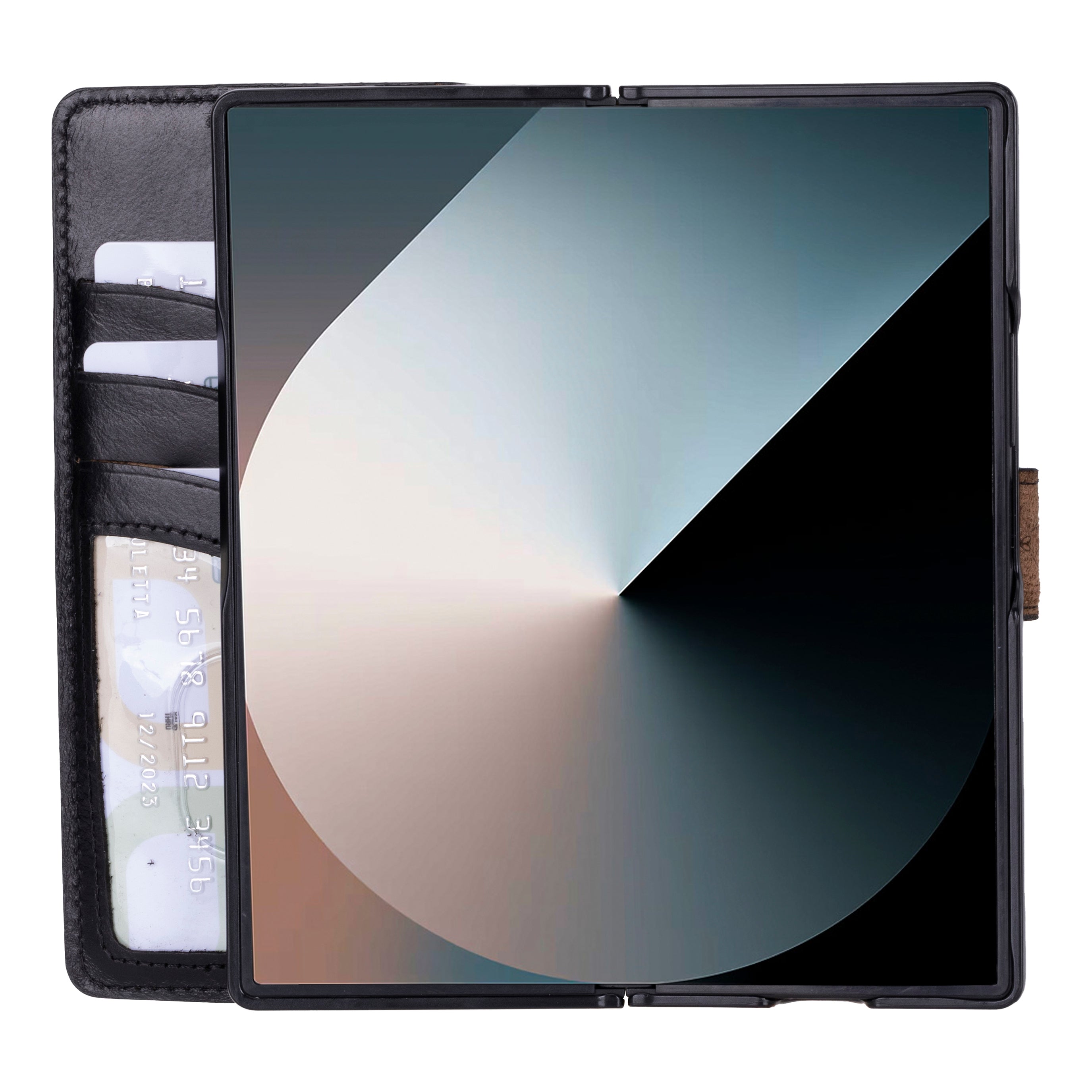 Wallet ID Samsung Galaxy Z Fold 6 Genuine Leather Folio Case