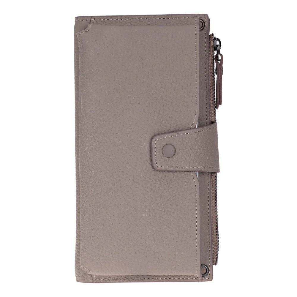 Lozan Strap Genuine Leather Crossbody Wallet