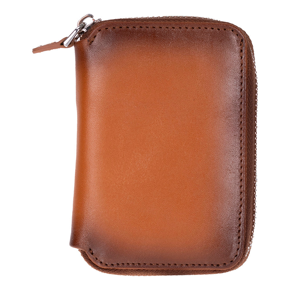 Elvis Genuine Leather Zipper Wallet