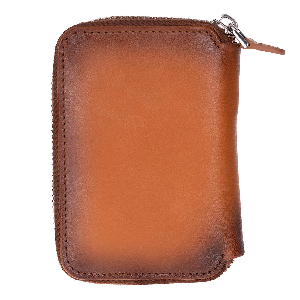 Elvis Genuine Leather Zipper Wallet