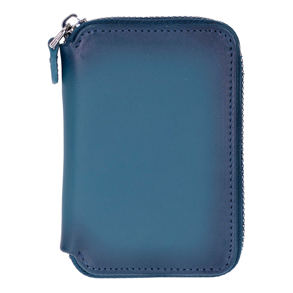 Elvis Genuine Leather Zipper Wallet