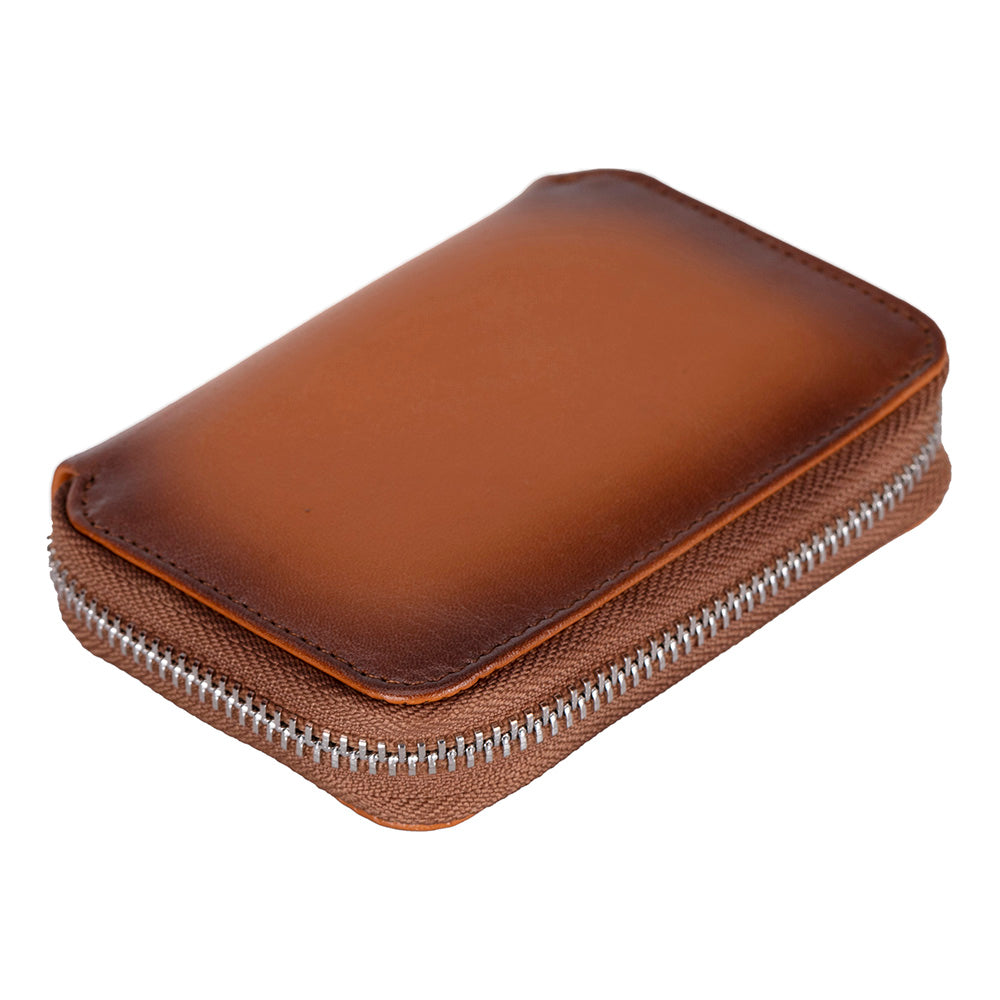 Elvis Genuine Leather Zipper Wallet