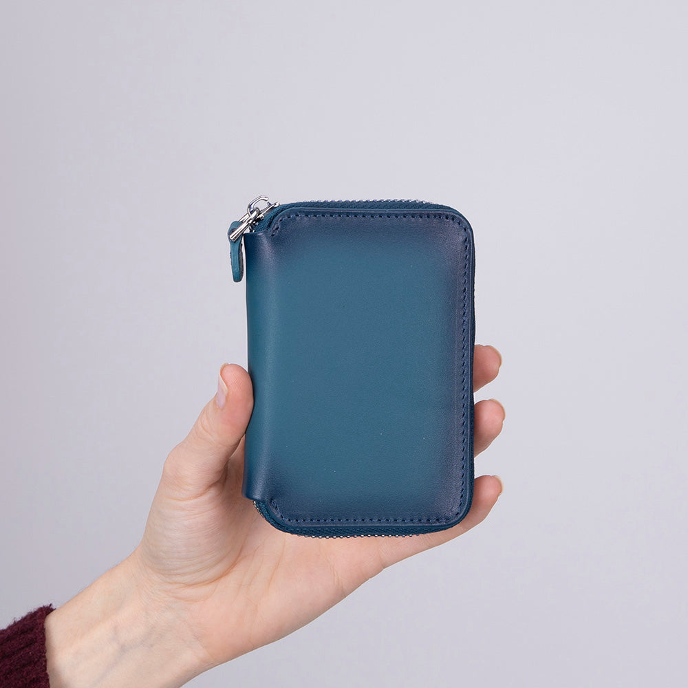 Elvis Genuine Leather Zipper Wallet