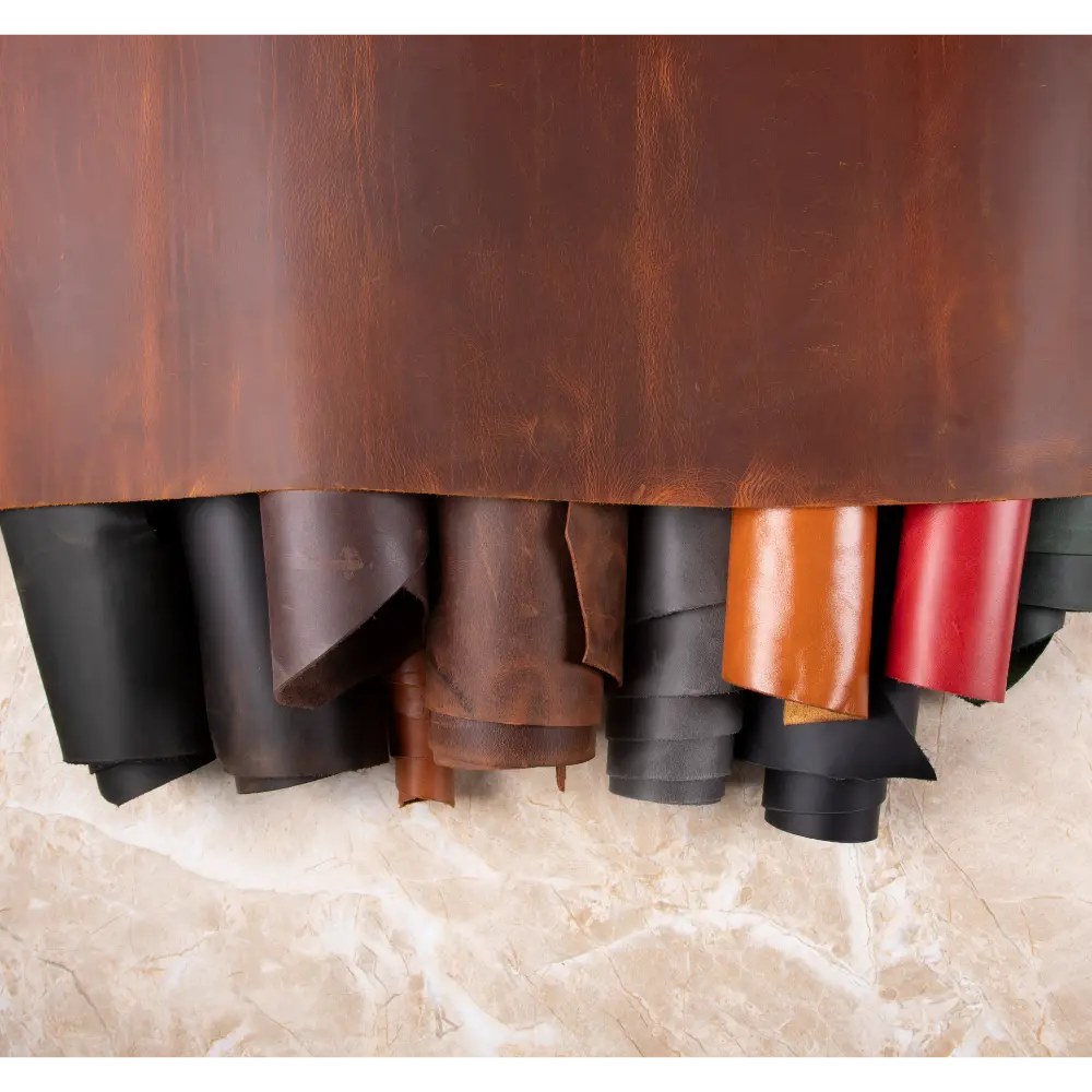 Custom Size Genuine Leather Piece - Cut-to-Size Leather Sheet