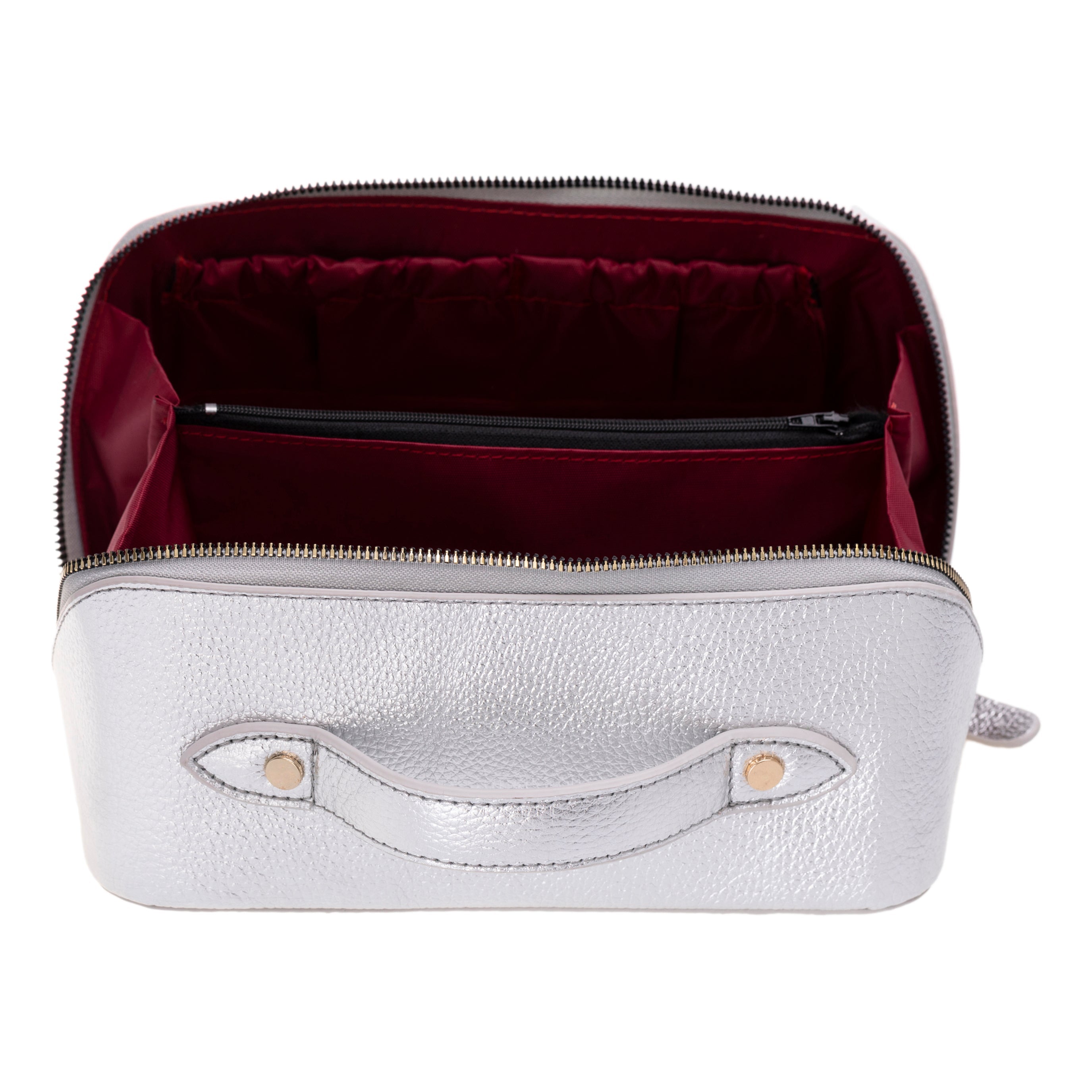 Ella Genuine Leather Makeup Bag