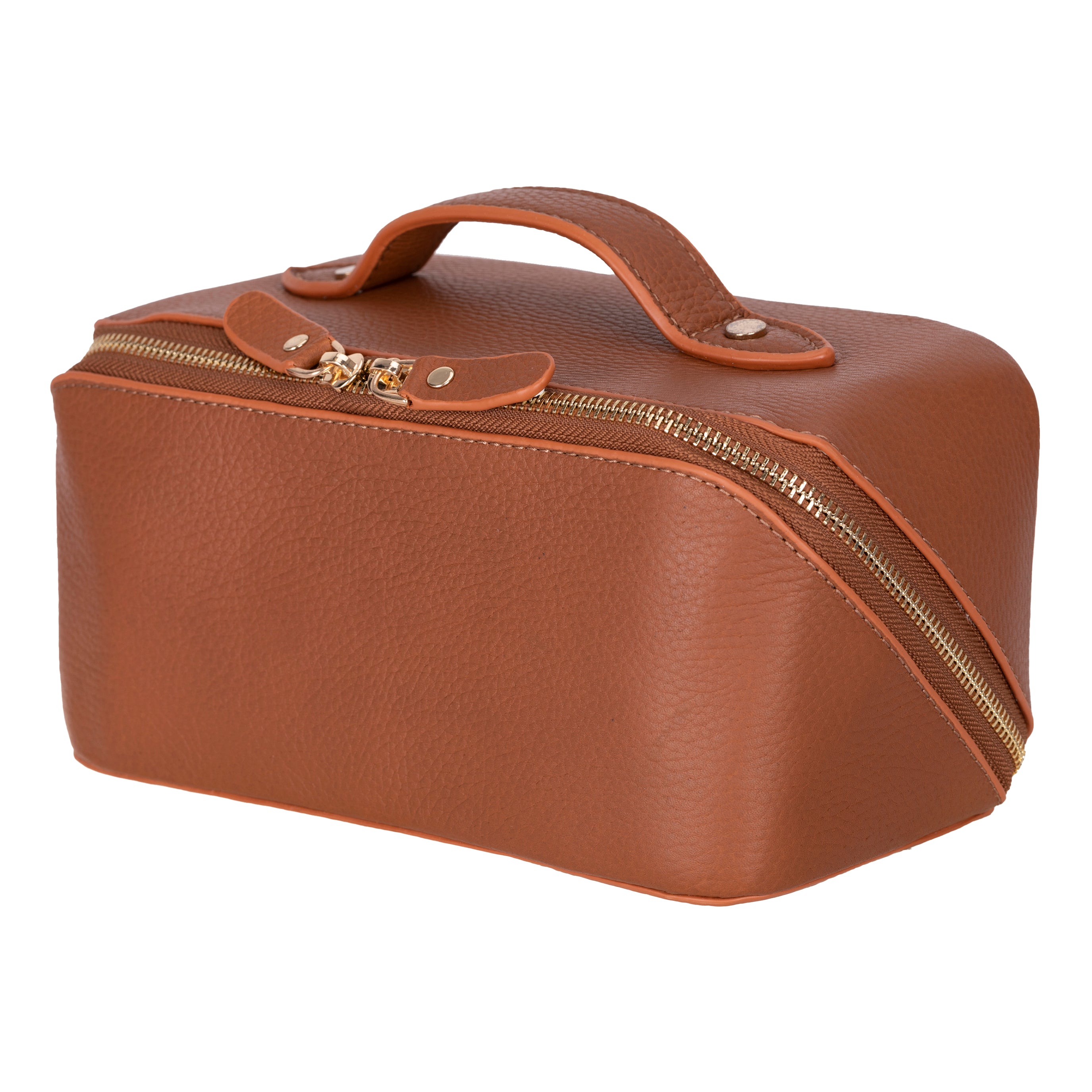 Ella Genuine Leather Makeup Bag