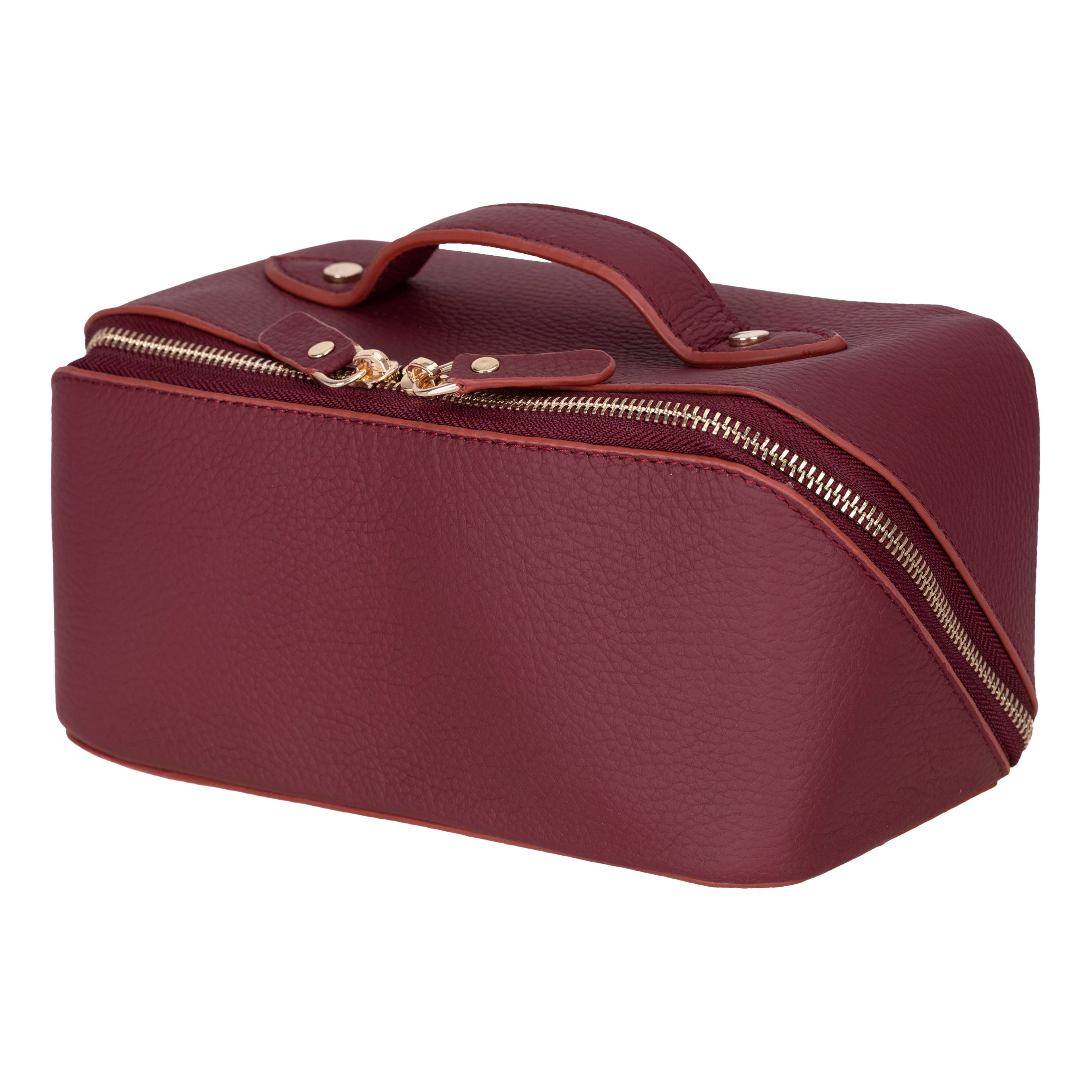 Ella Genuine Leather Makeup Bag