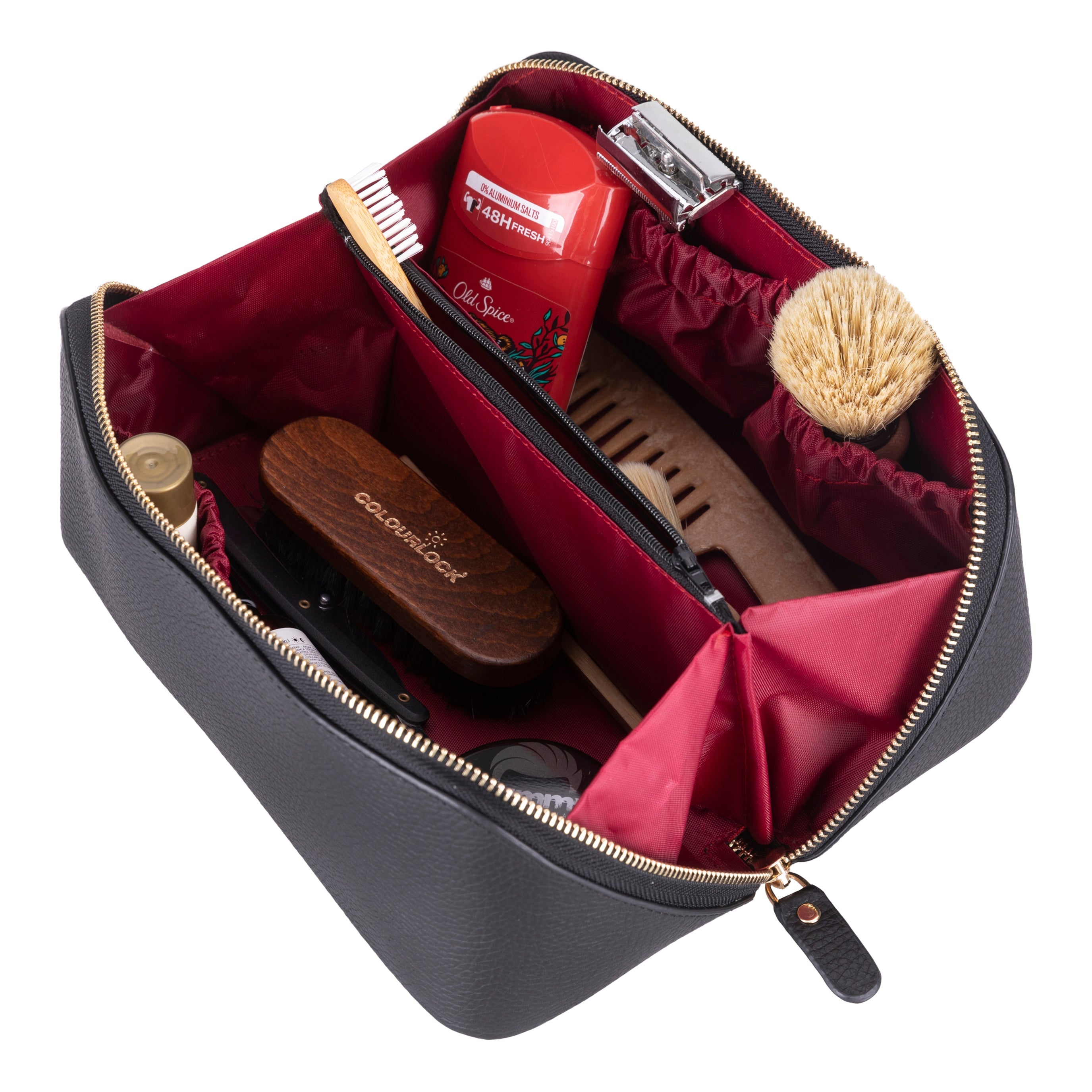 Ella Genuine Leather Makeup Bag