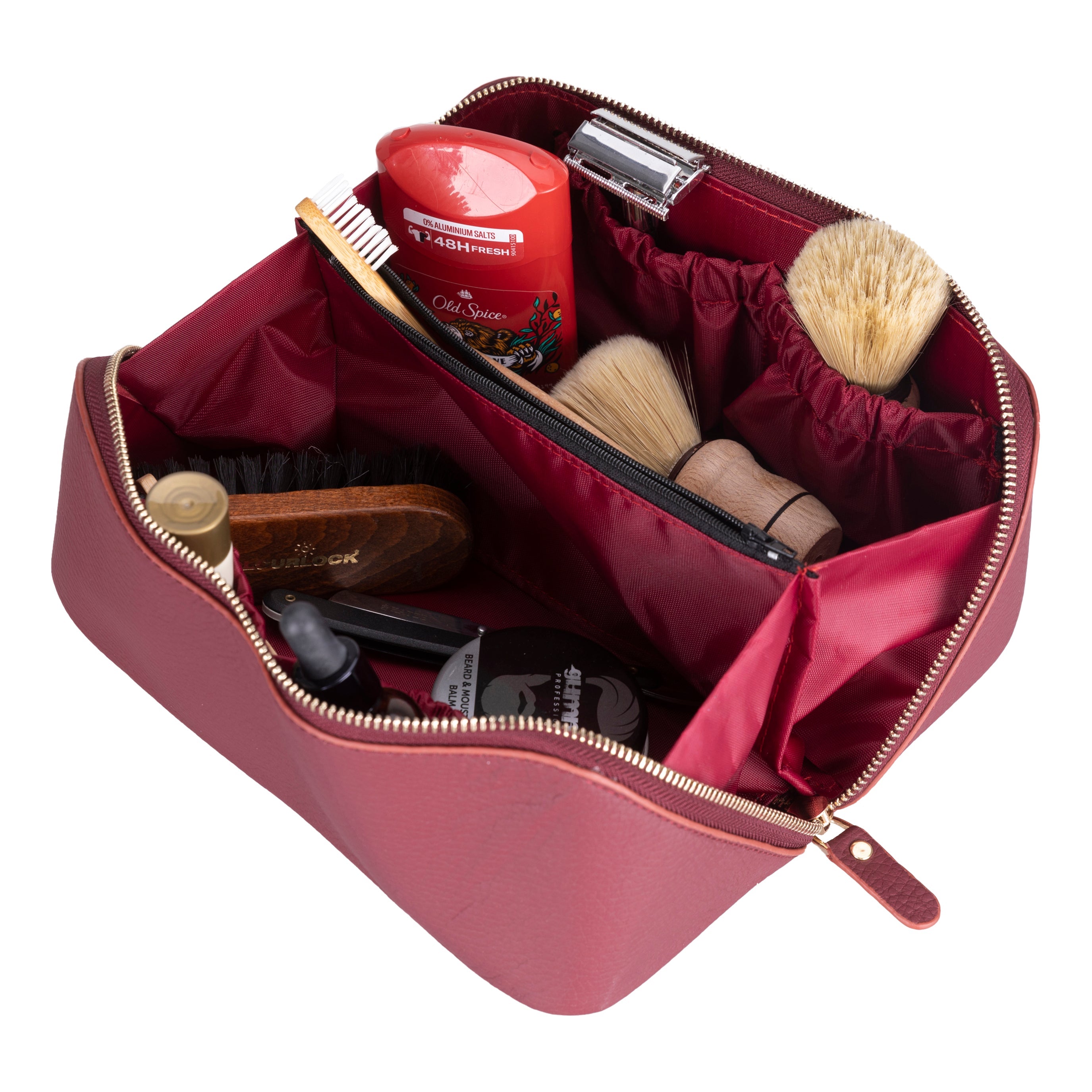Ella Genuine Leather Makeup Bag