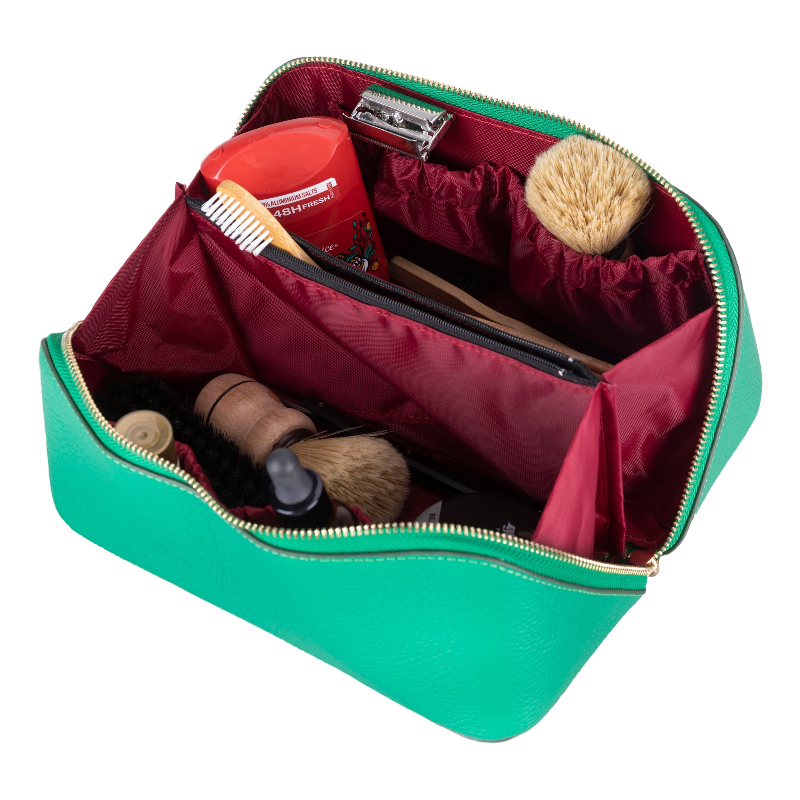 Ella Genuine Leather Makeup Bag