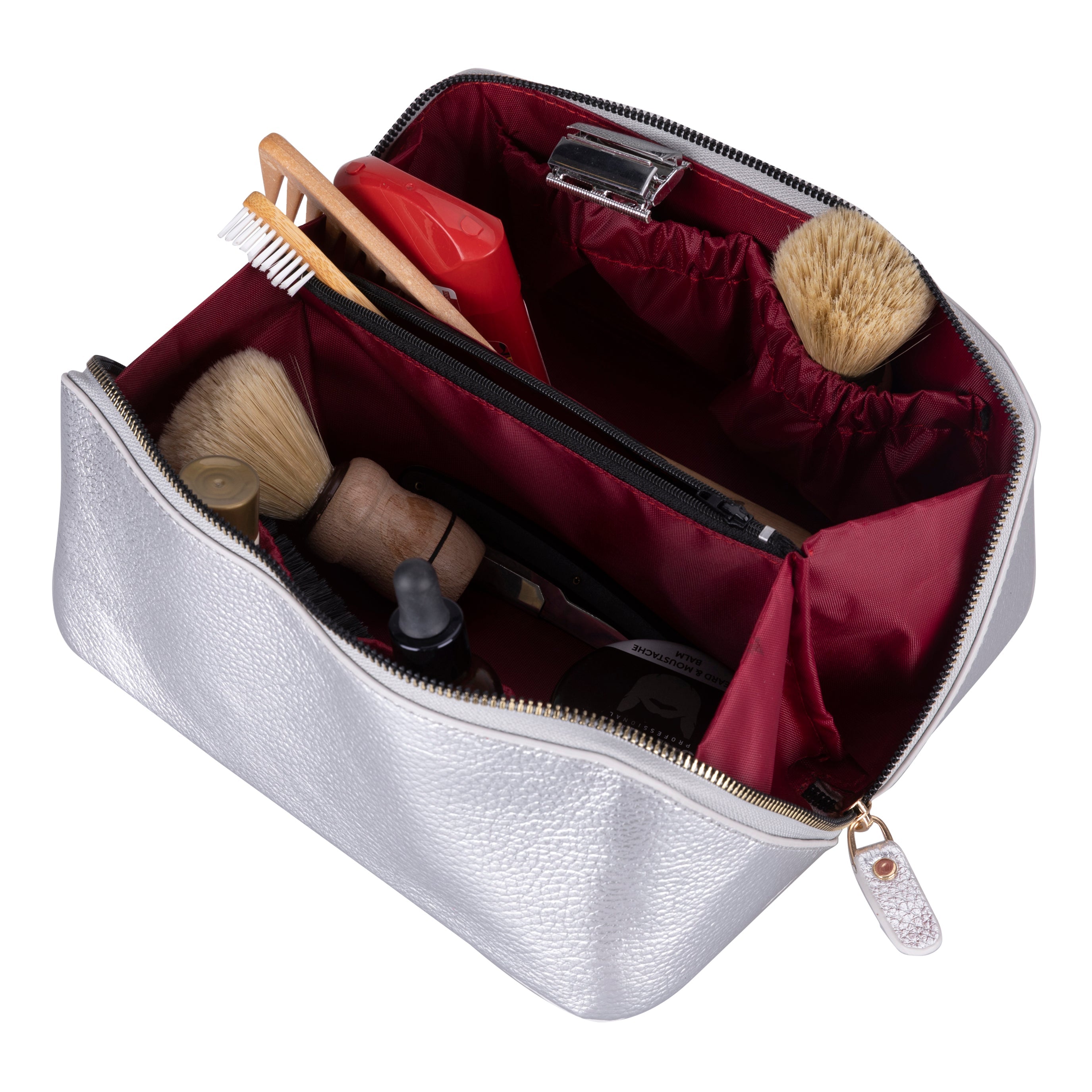 Ella Genuine Leather Makeup Bag