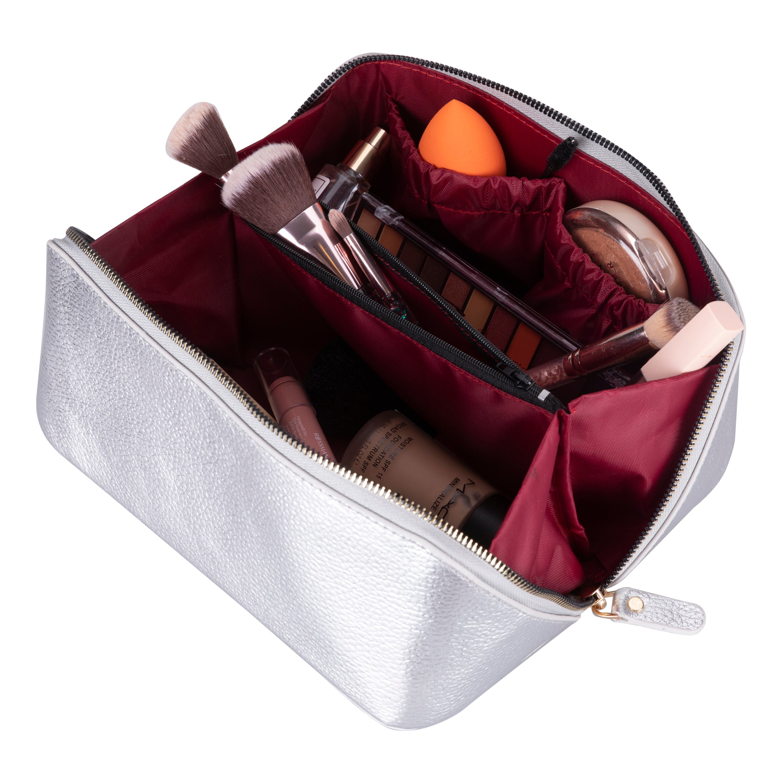 Ella Genuine Leather Makeup Bag