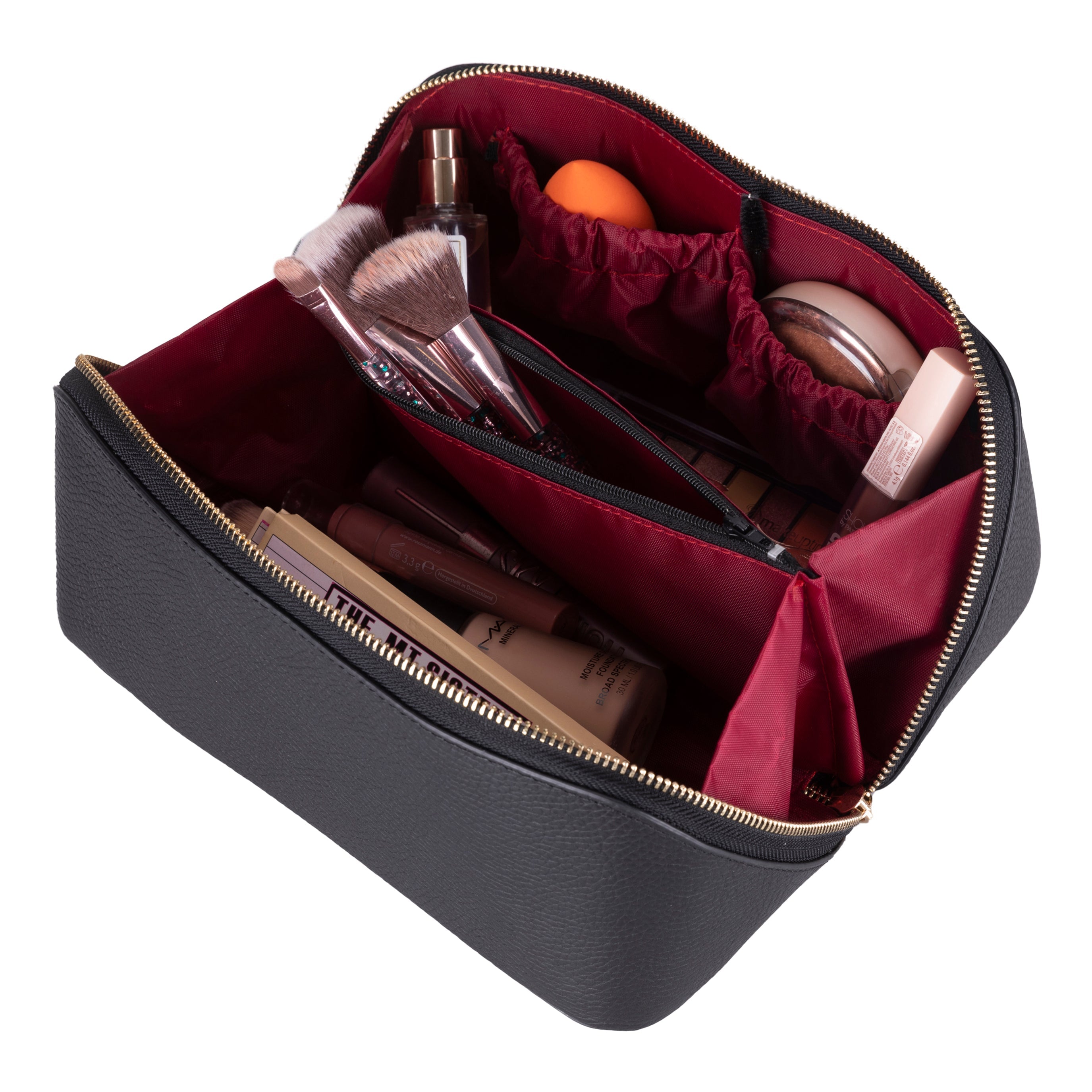 Ella Genuine Leather Makeup Bag