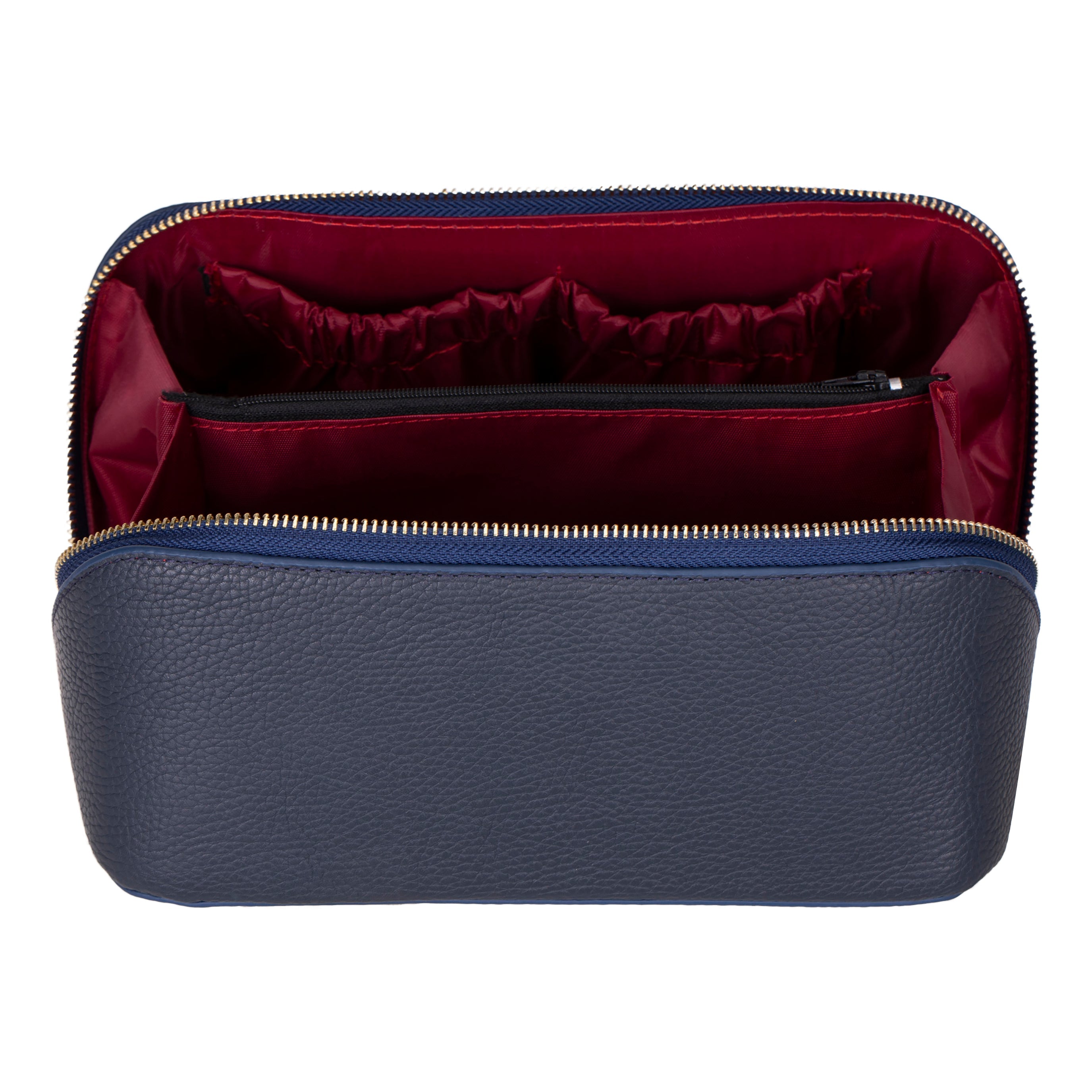 Ella Genuine Leather Makeup Bag