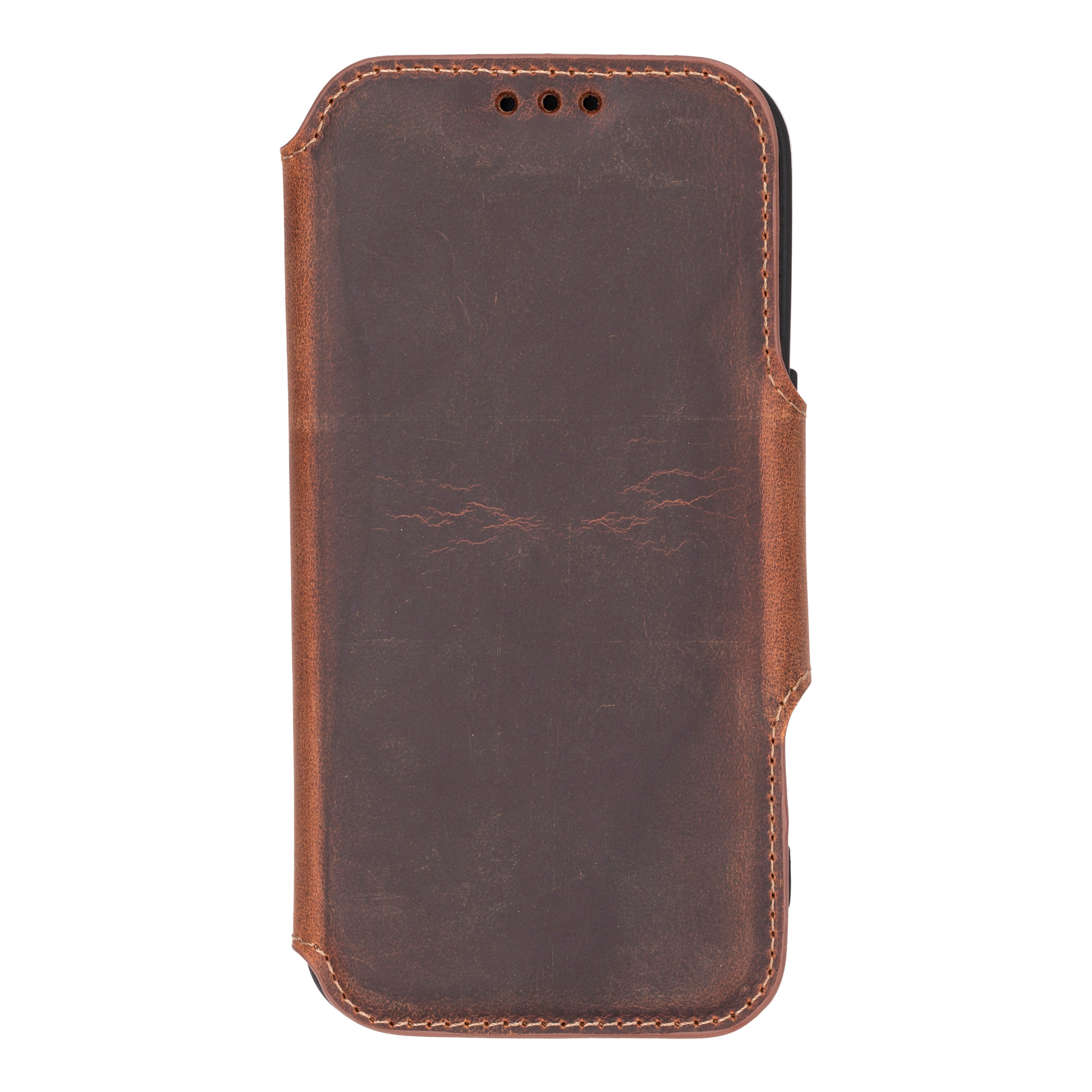 Firenze iPhone 16 Pro Hakiki Deri Folio Kılıf
