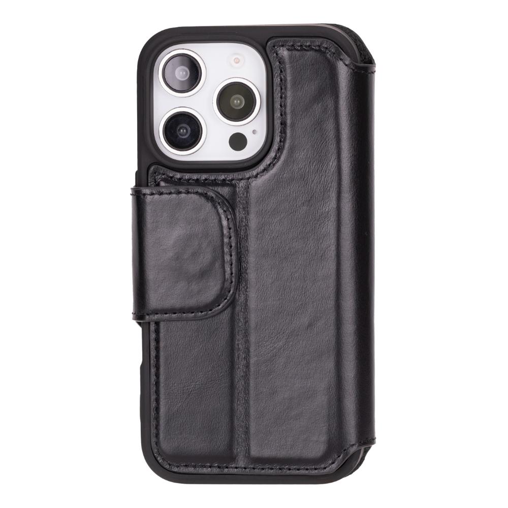 Infinix iPhone 16 Pro Hakiki Deri Folio Kılıf