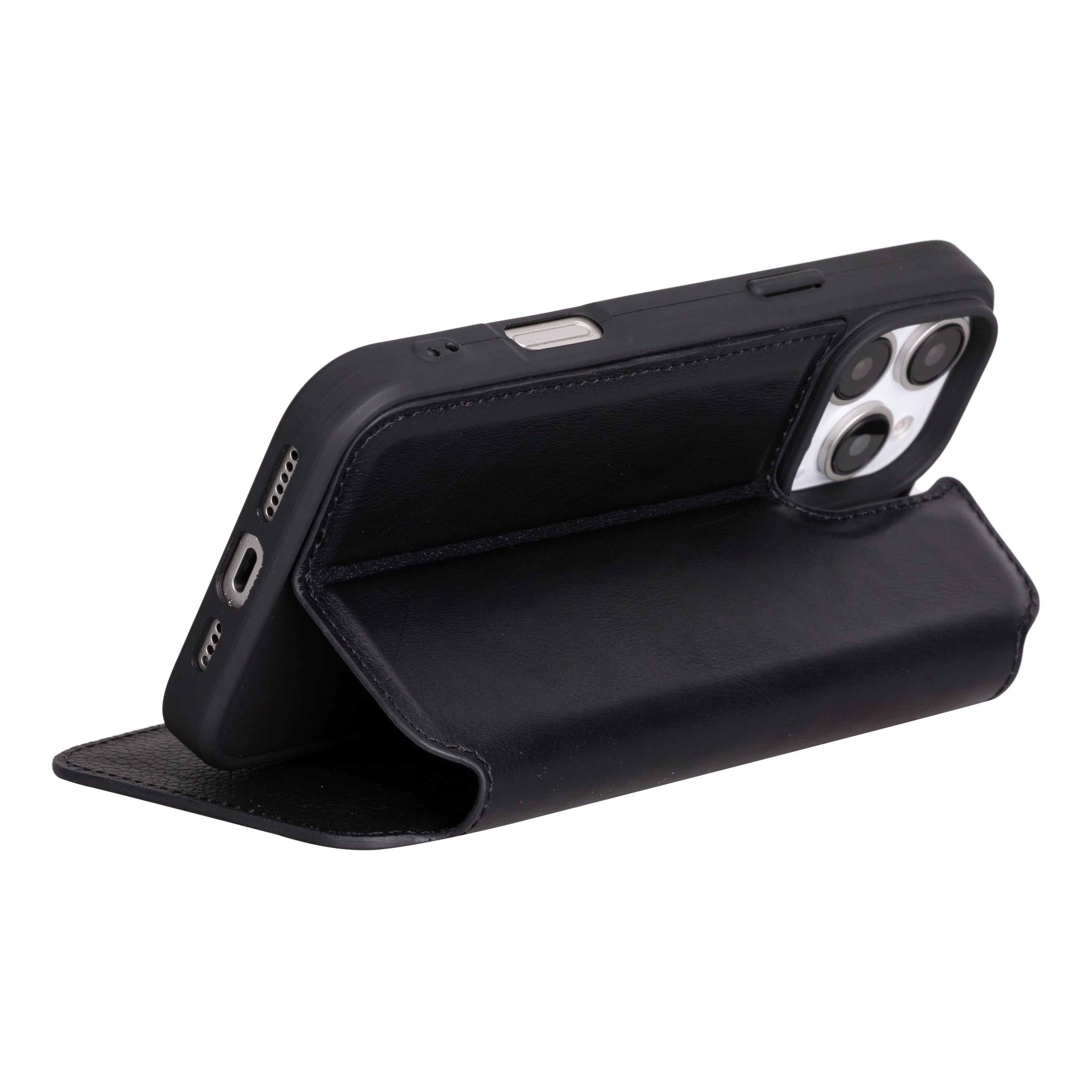 Firenze iPhone 16 Pro Max Deri Cüzdan Kılıf