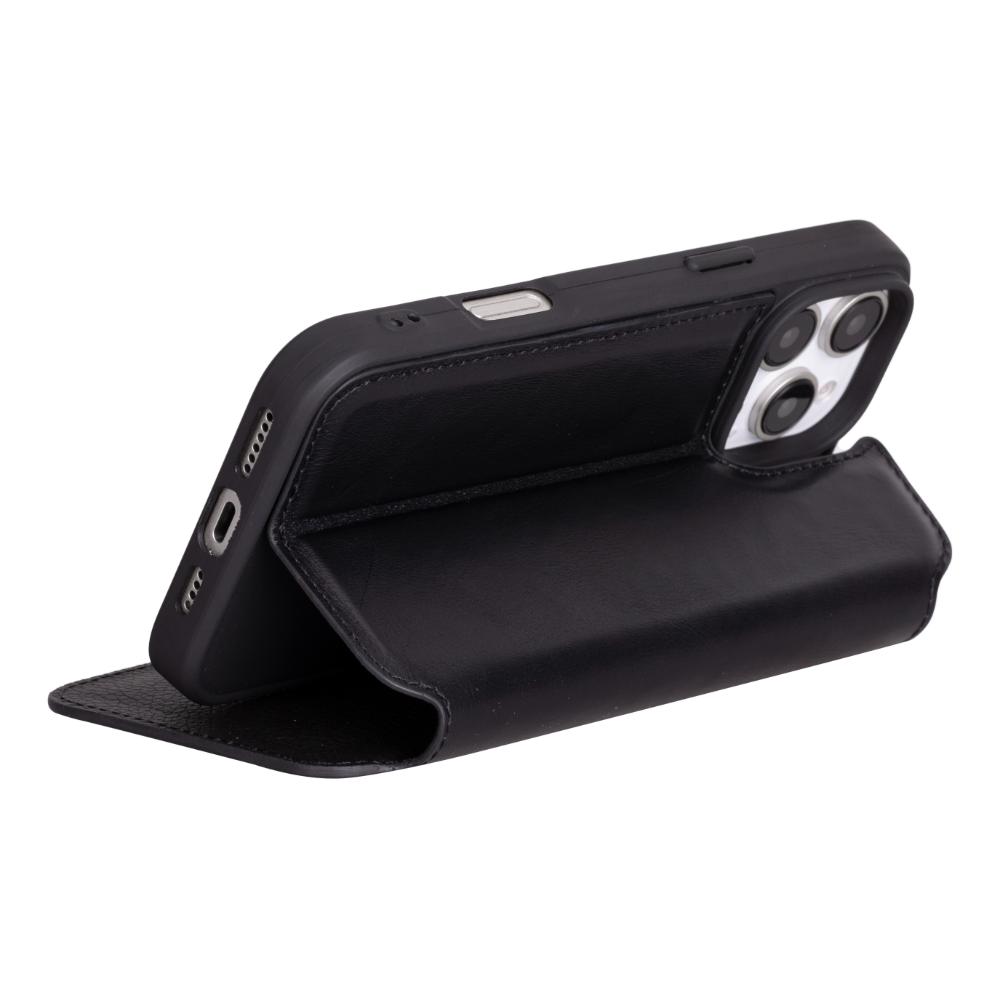 Infinix iPhone 16 Pro Hakiki Deri Folio Kılıf