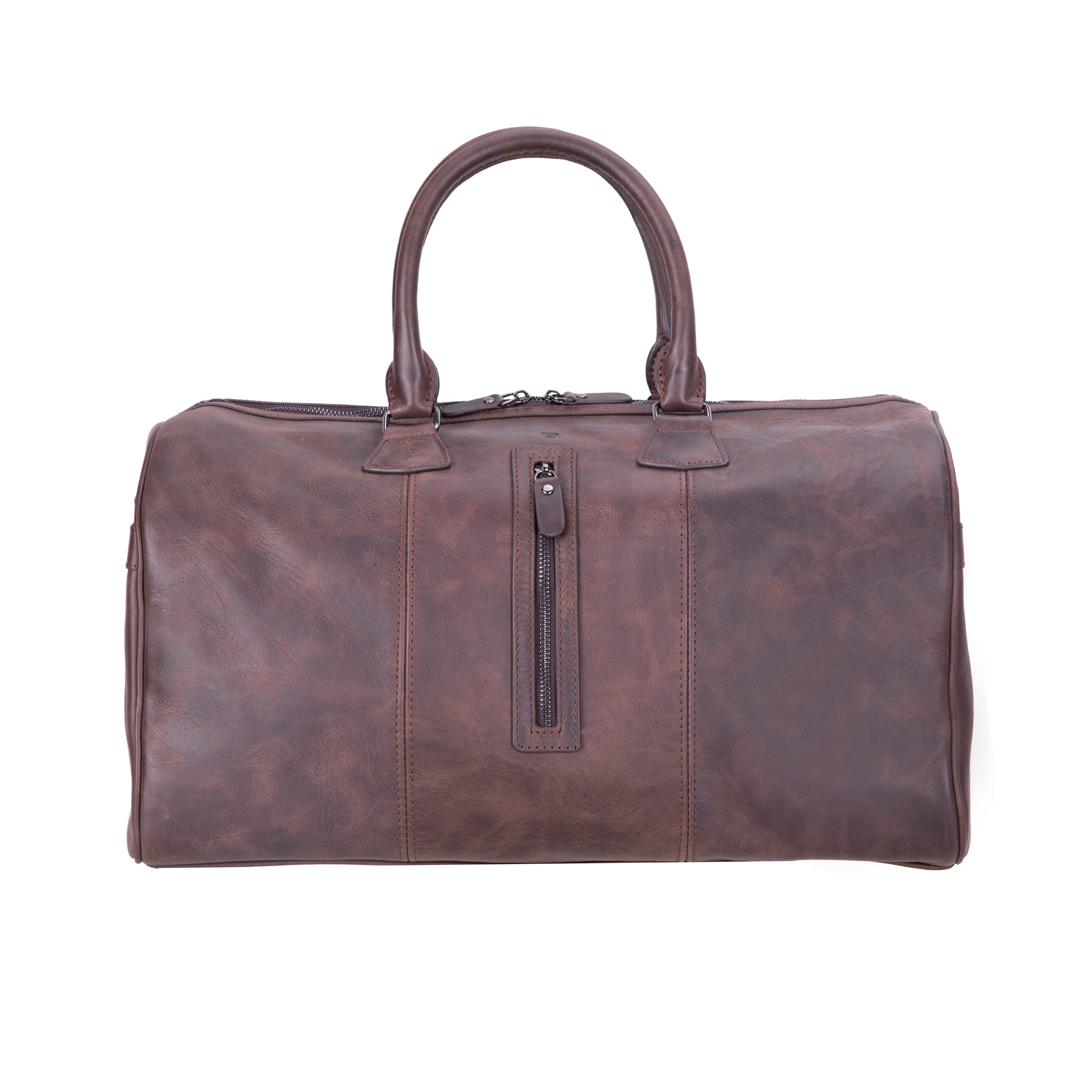 Crestiva Genuine Leather Weekend Duffle Bag