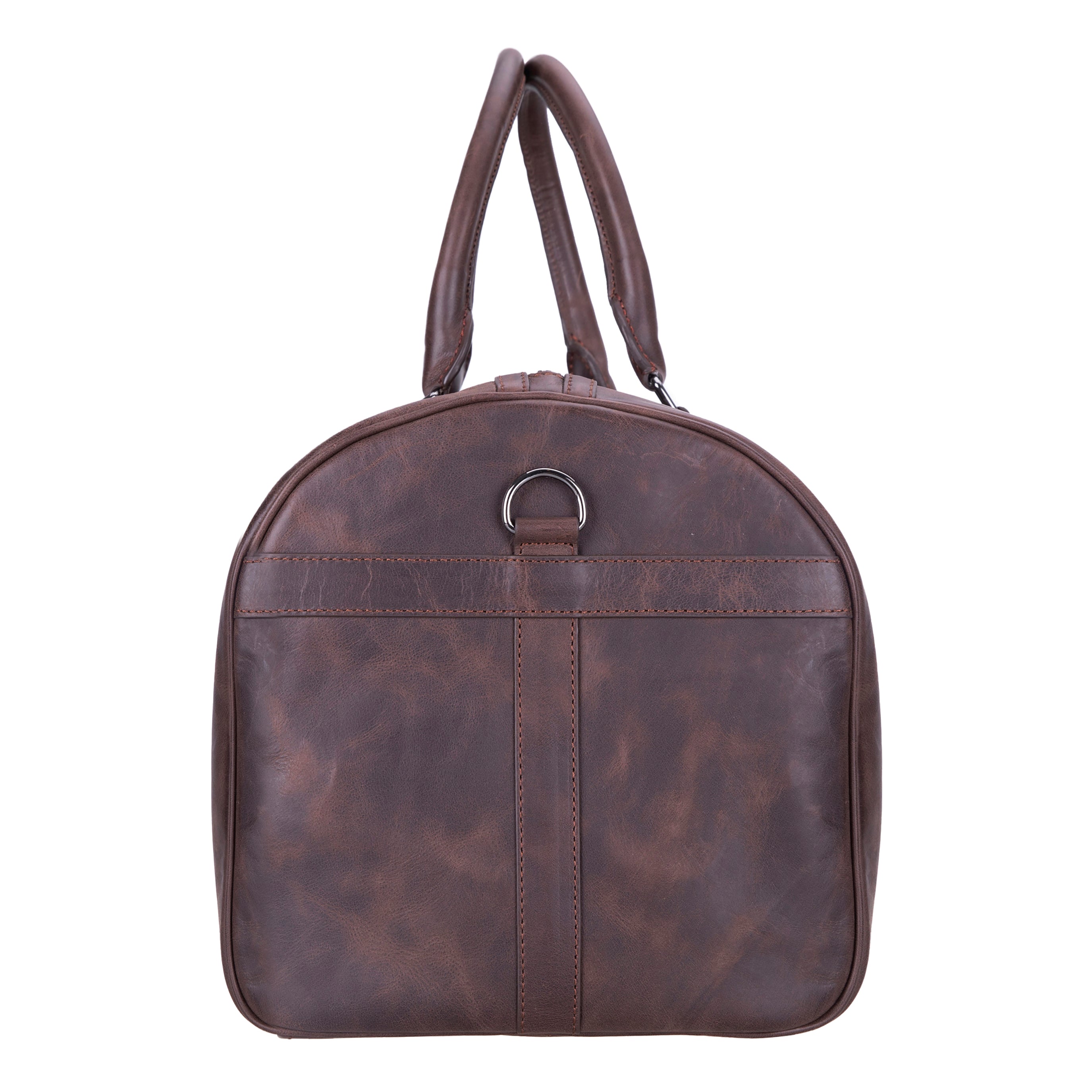Crestiva Genuine Leather Weekend Duffle Bag