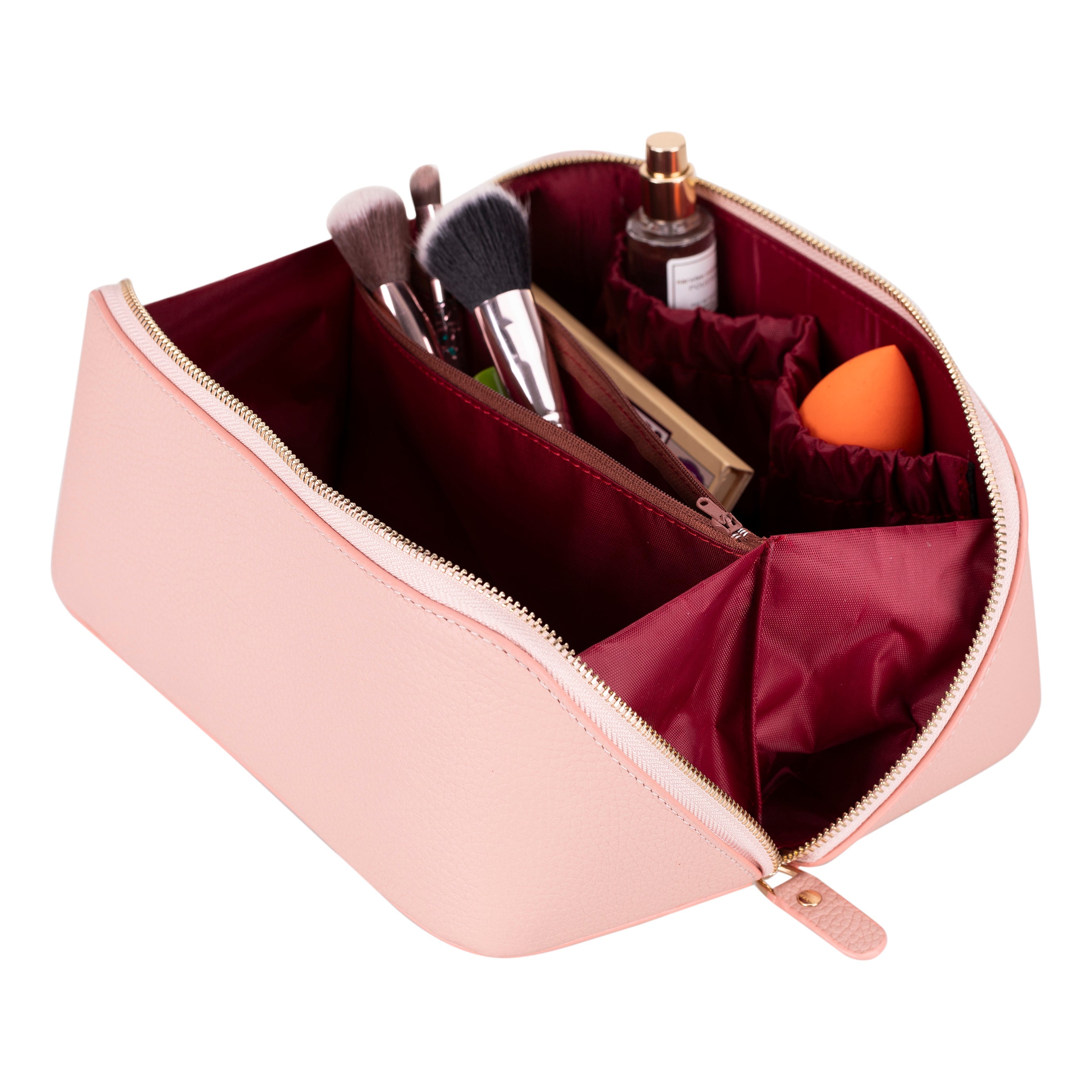 Ella Genuine Leather Makeup Bag