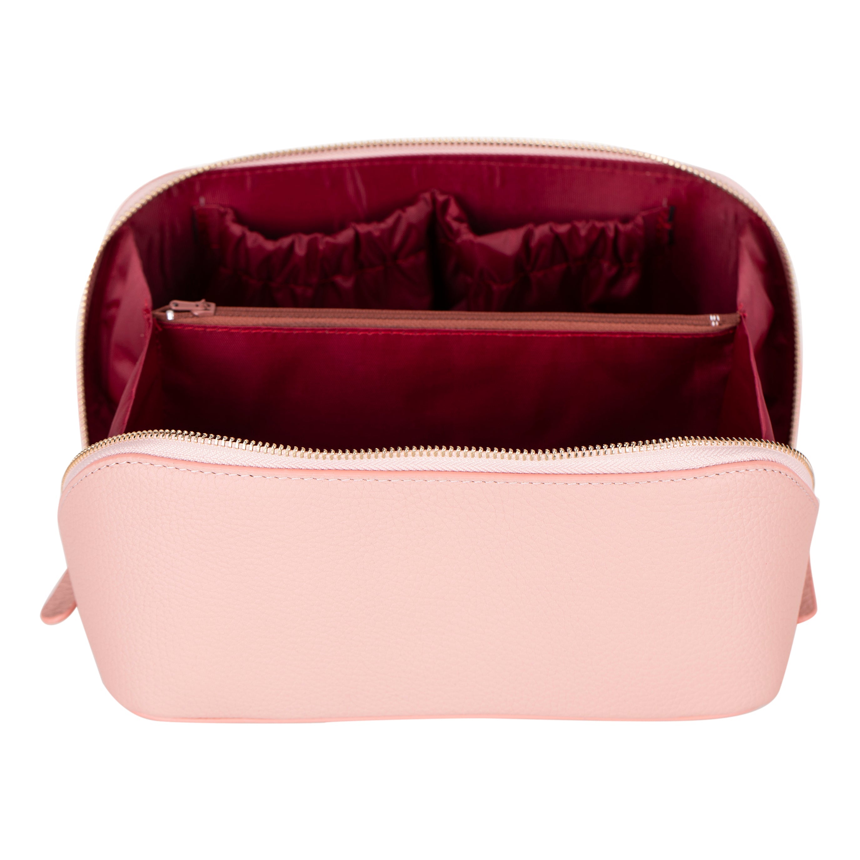 Ella Genuine Leather Makeup Bag