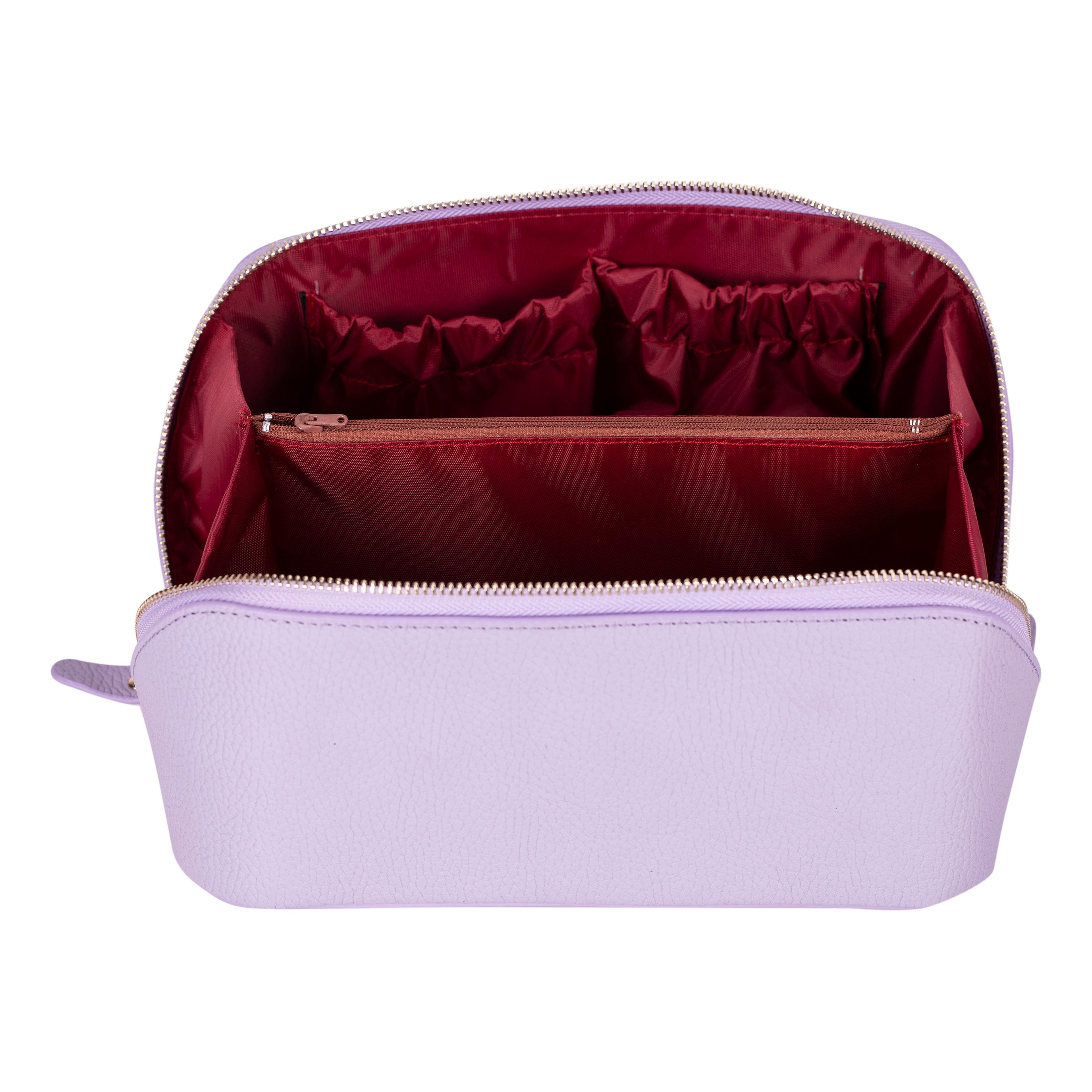 Ella Genuine Leather Makeup Bag