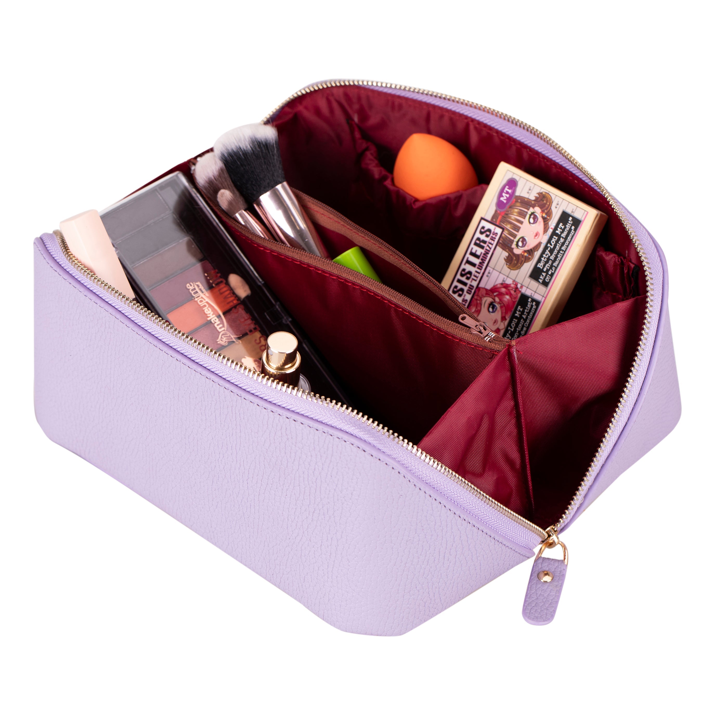 Ella Genuine Leather Makeup Bag