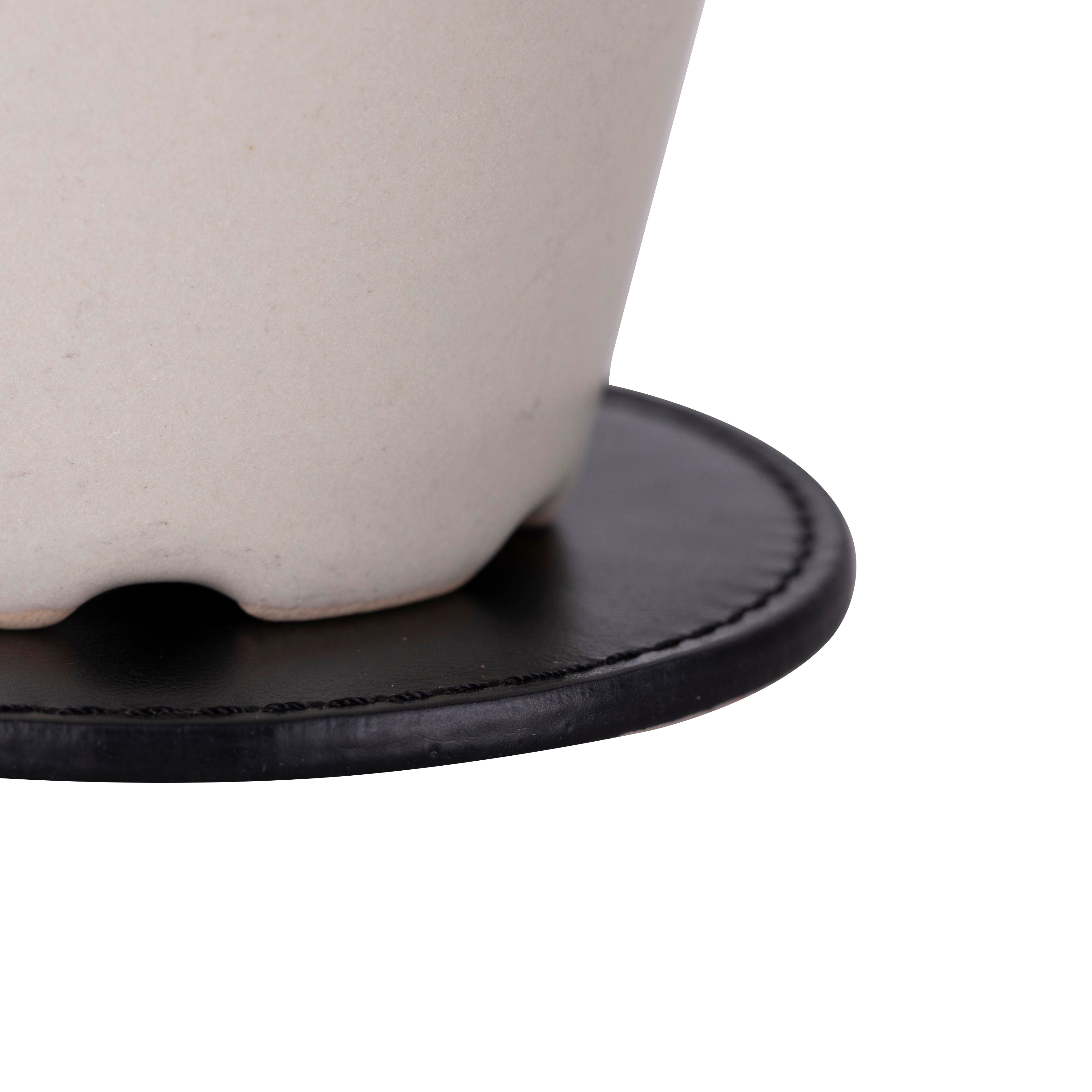 Divine Genuine Leather Cup Coaster Set