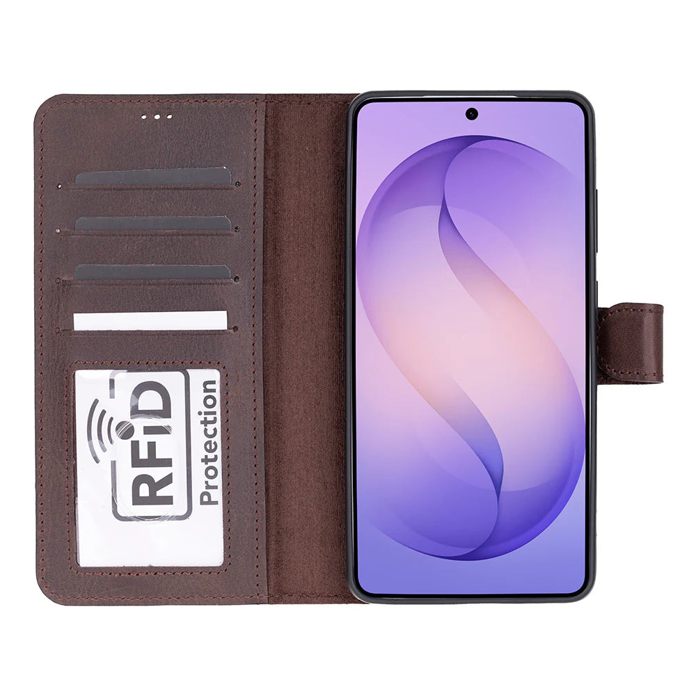 Magic Samsung Galaxy S26 Ultra Ayrılabilir Deri Cüzdan Kılıf