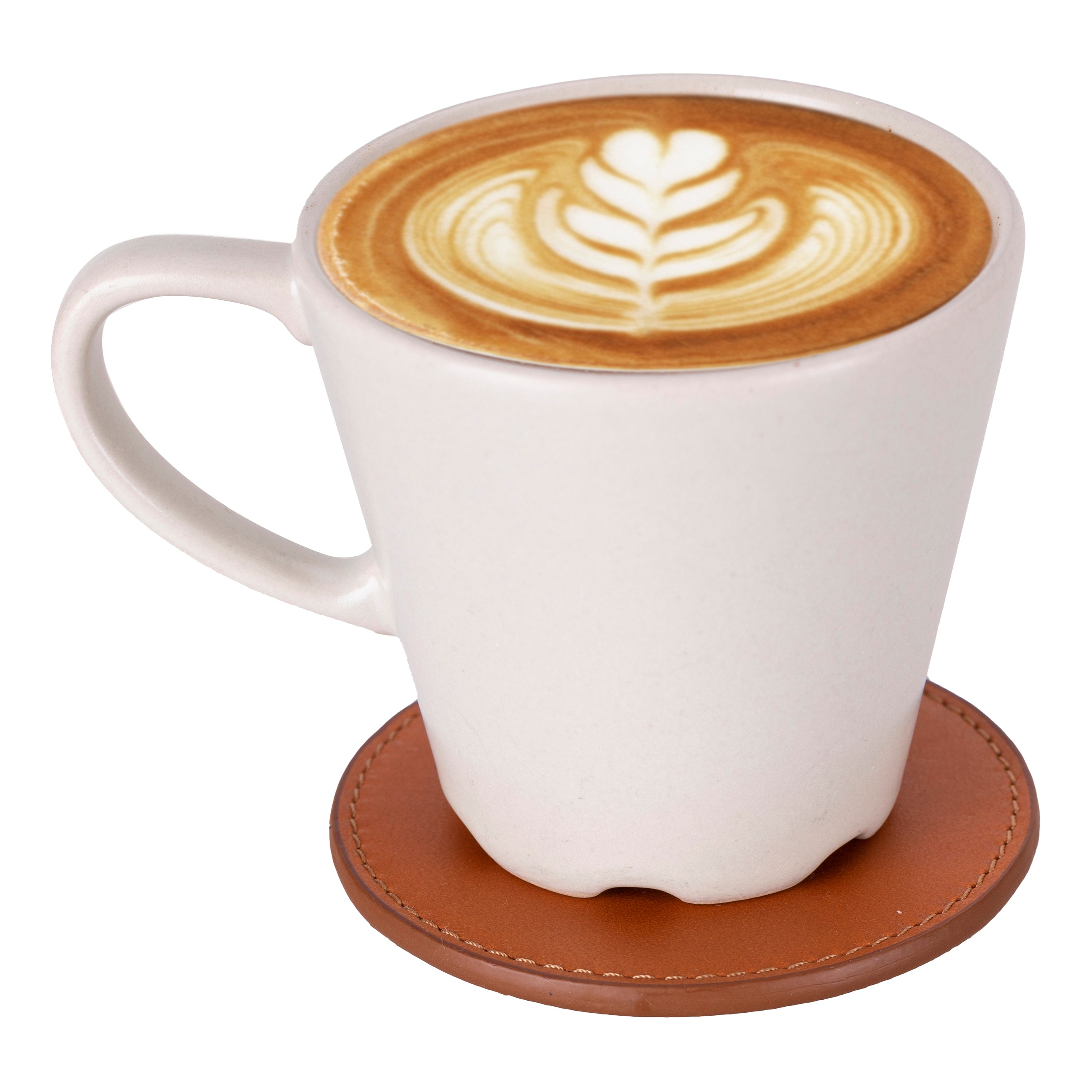 Divine Genuine Leather Cup Coaster Set
