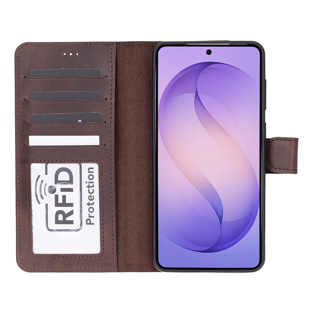 Magic Samsung Galaxy S26 Plus Ayrılabilir Deri Cüzdan Kılıf
