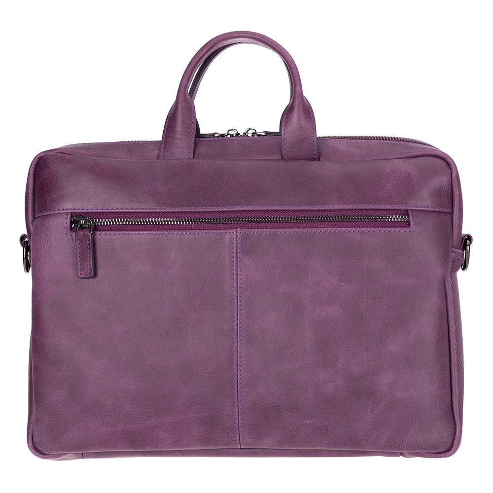 Apollo Genuine Leather Business Briefcase / Laptop Case 16"