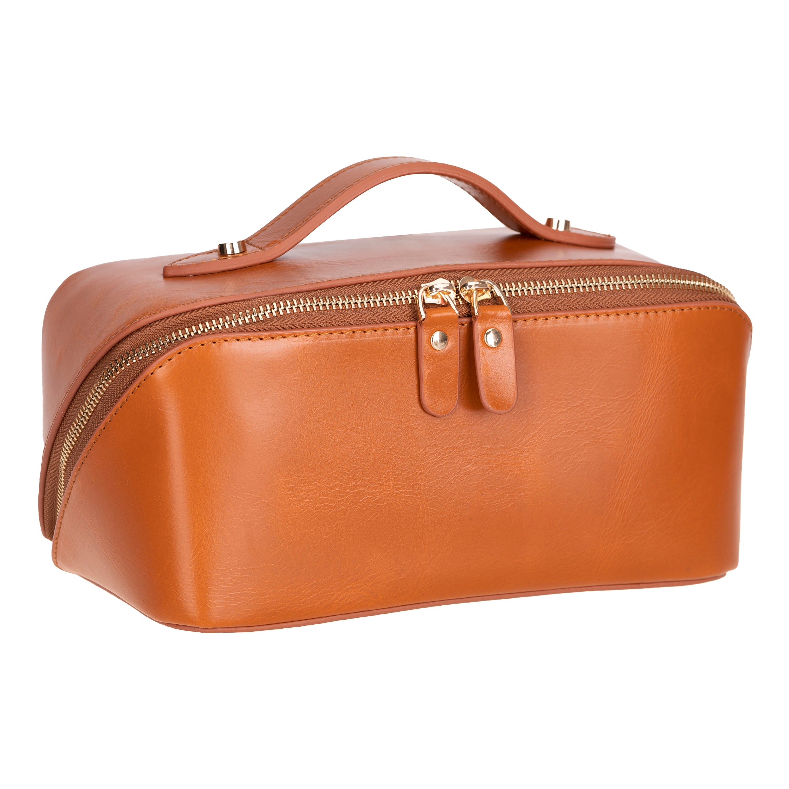 Ella Genuine Leather Makeup Bag