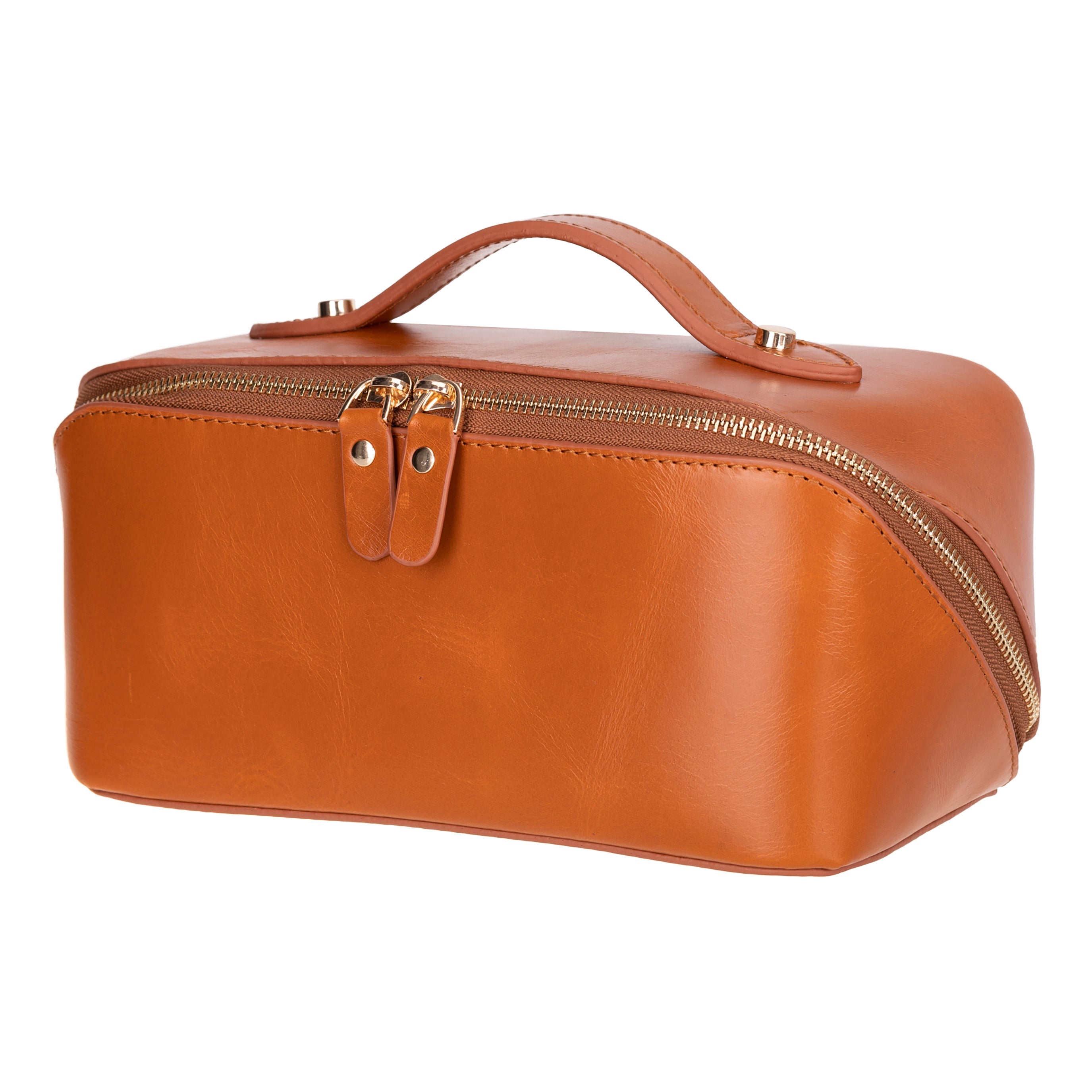Ella Genuine Leather Makeup Bag