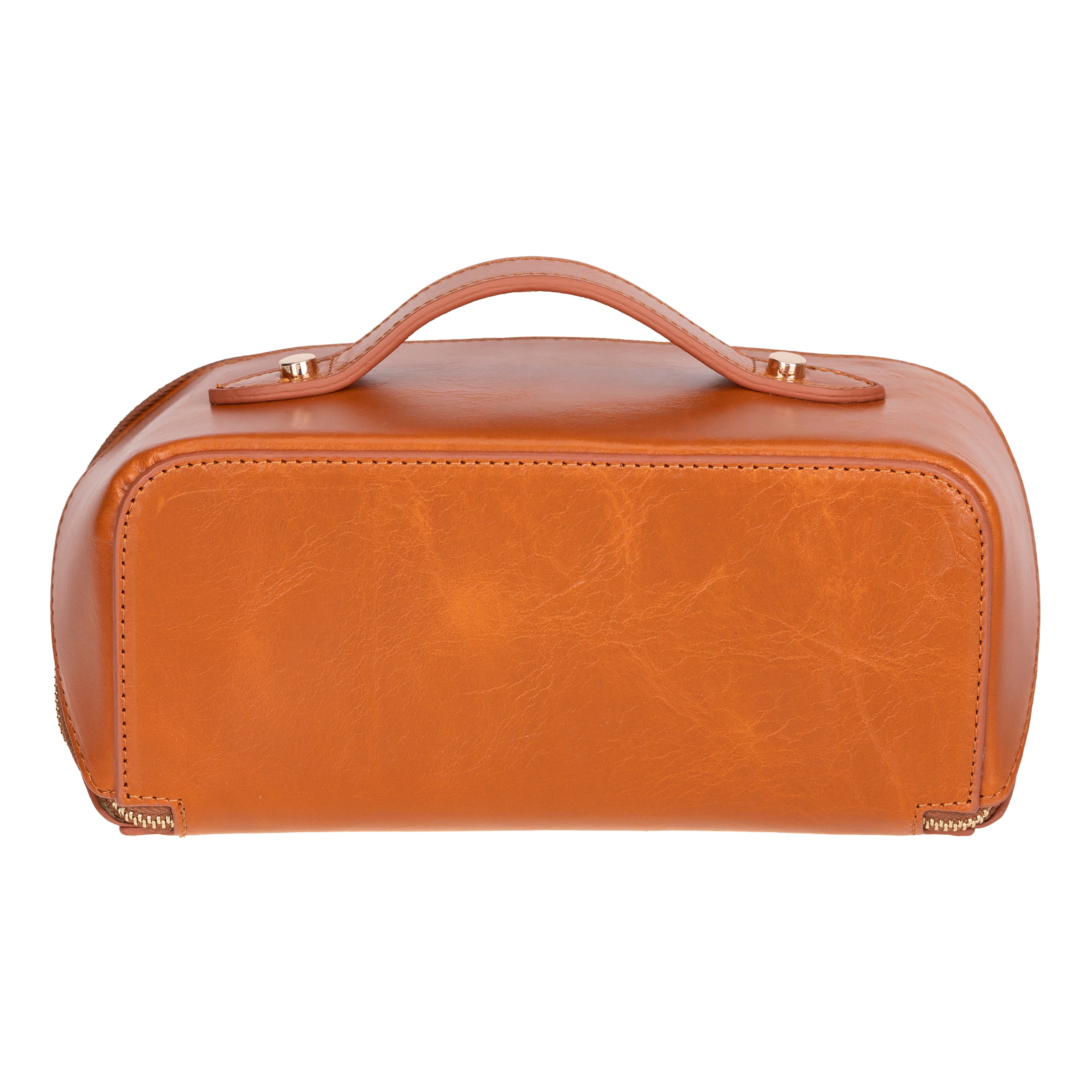 Ella Genuine Leather Makeup Bag