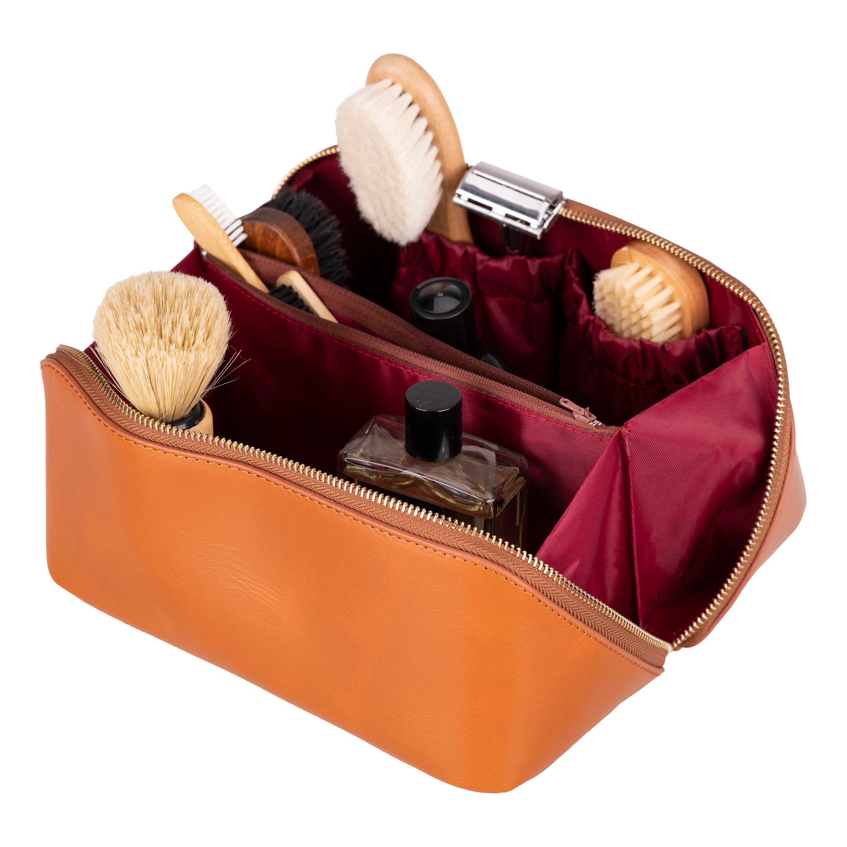 Ella Genuine Leather Makeup Bag