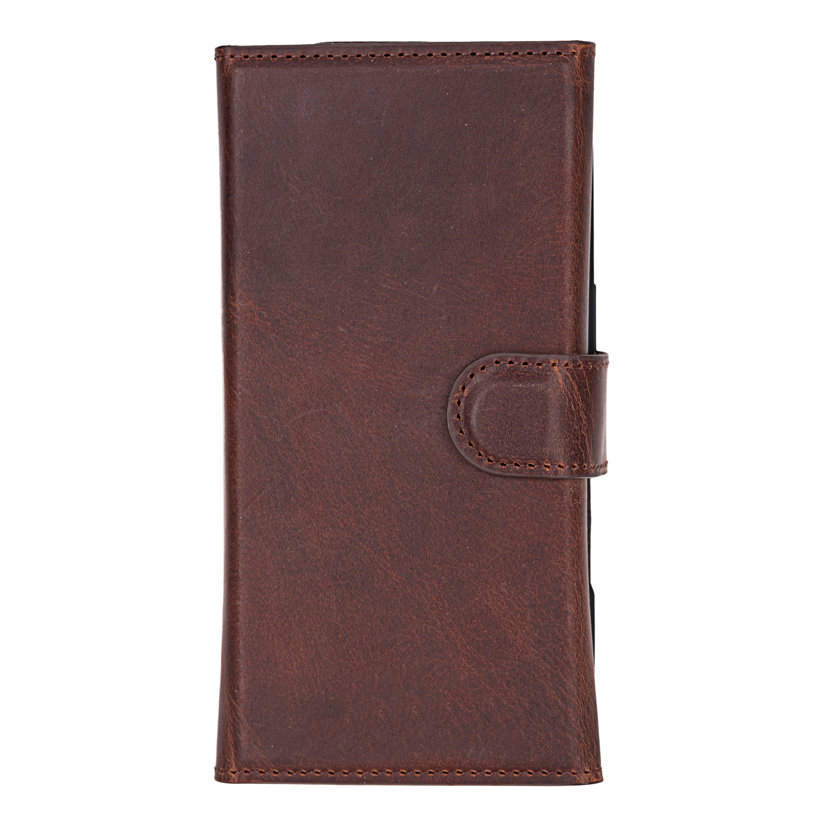 Santa iPhone 16 Pro Genuine Leather Detachable Wallet Case - saracleather