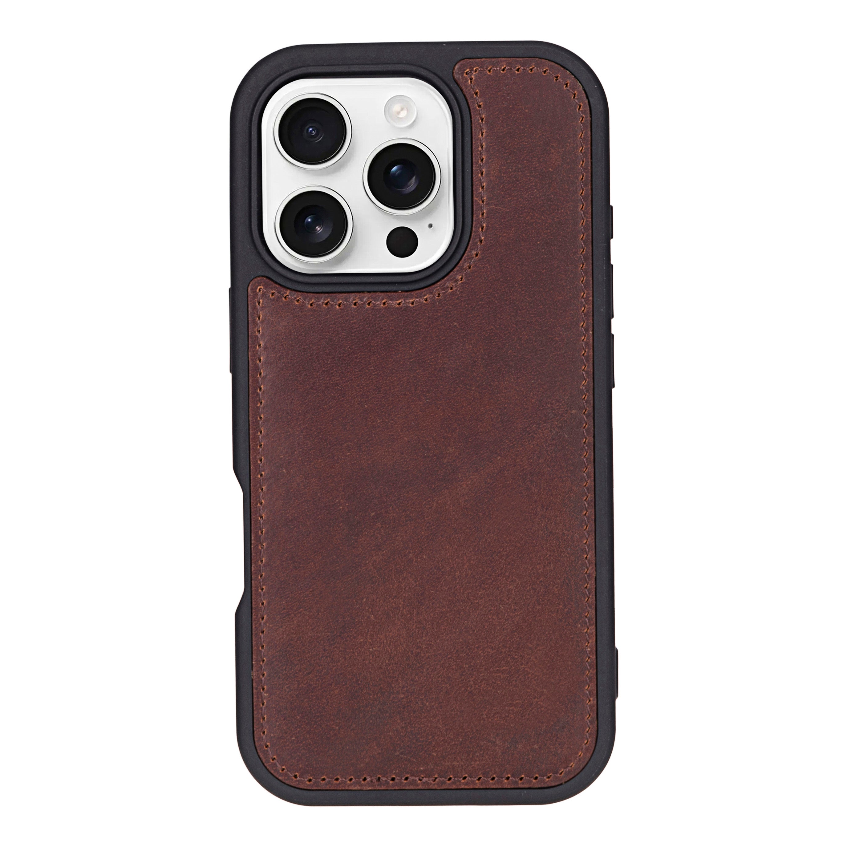 Liluri iPhone 16 Pro Max Detachable Genuine Leather Case - saracleather