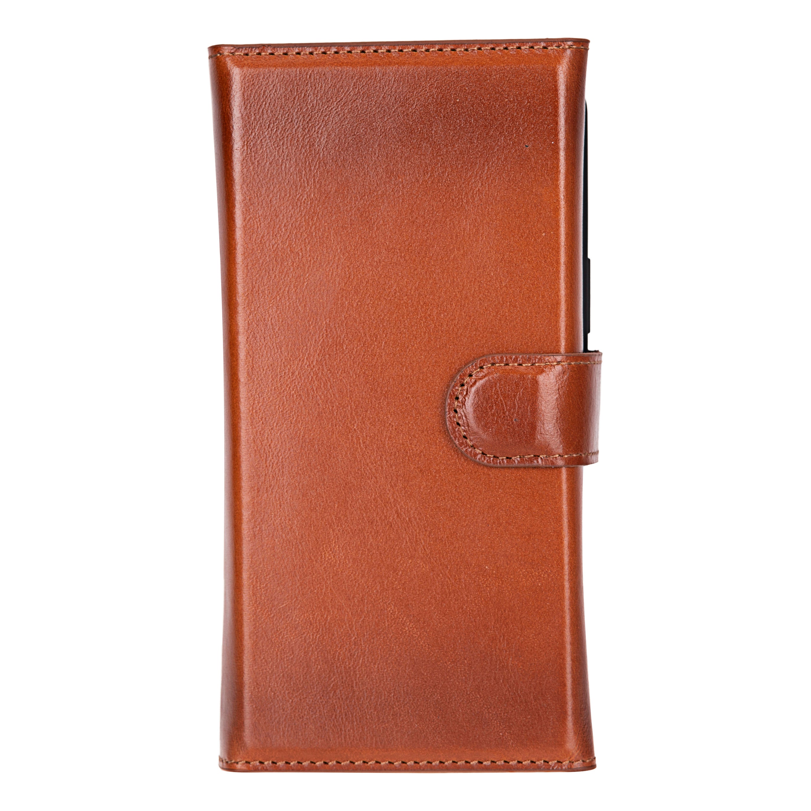 Santa iPhone 16 Pro Genuine Leather Detachable Wallet Case - saracleather