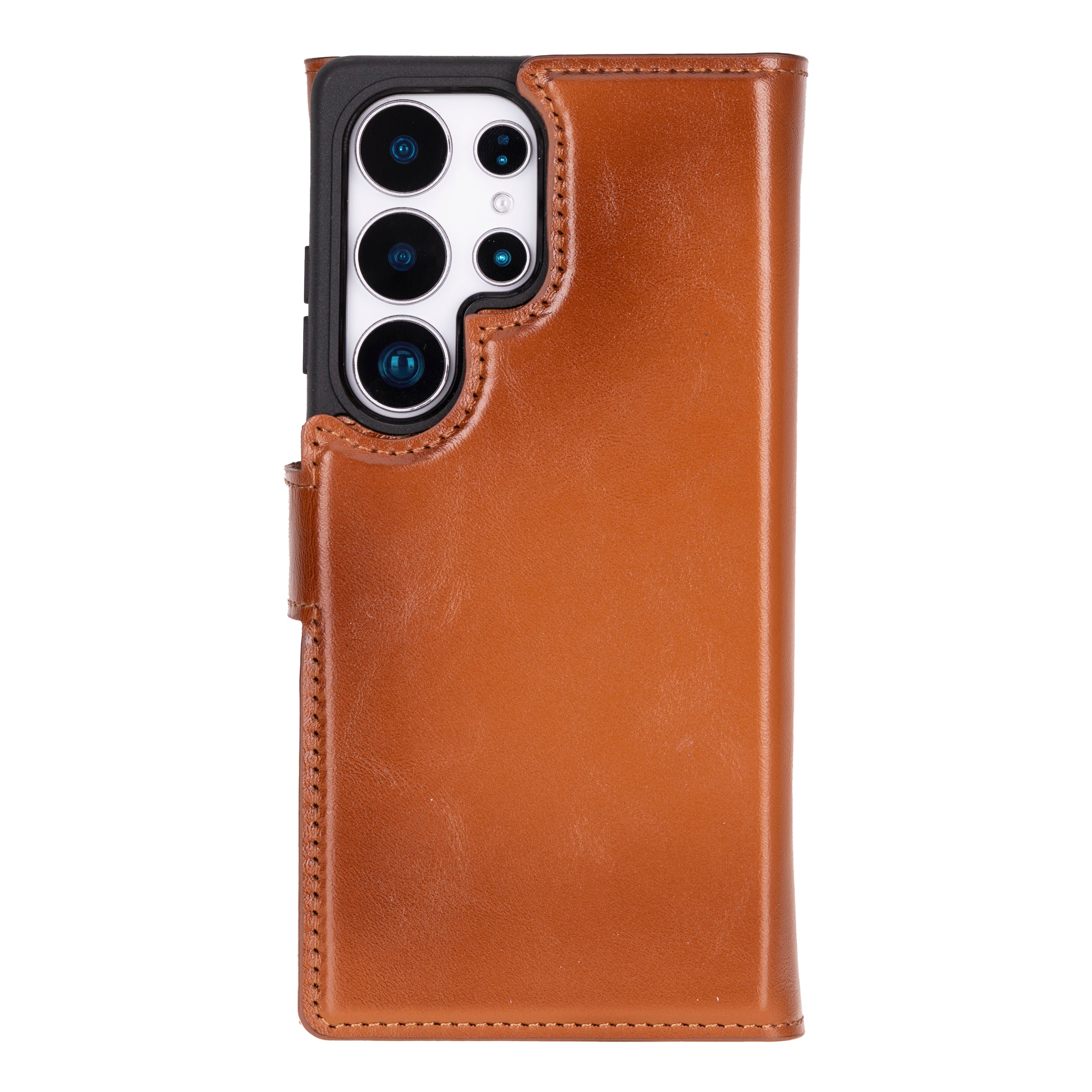 Santa Samsung Galaxy S25 Ultra Genuine Leather Detachable Wallet Case