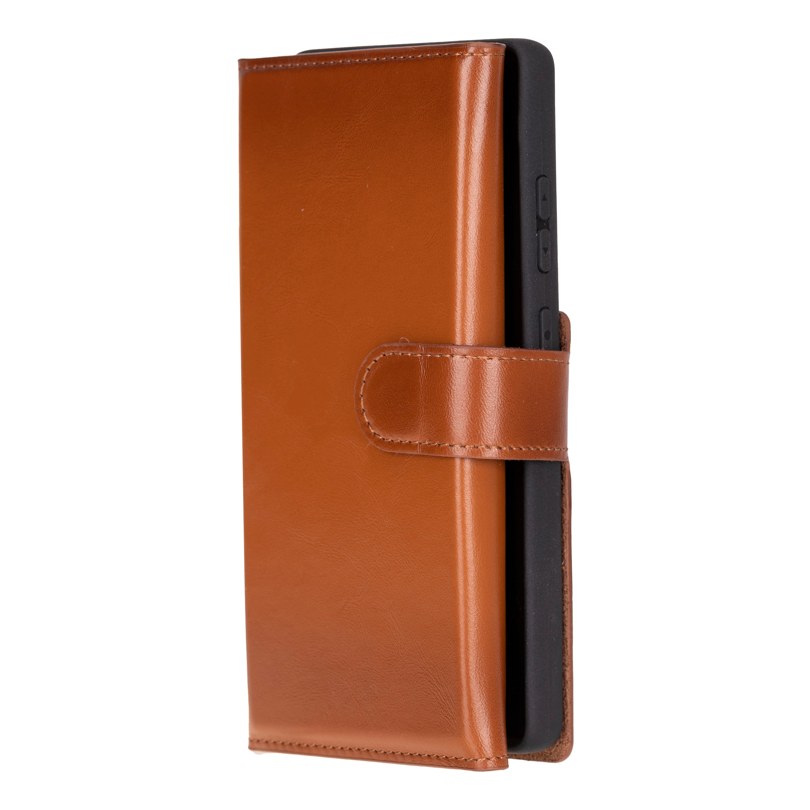 Santa Samsung Galaxy S25 Ultra Genuine Leather Detachable Wallet Case