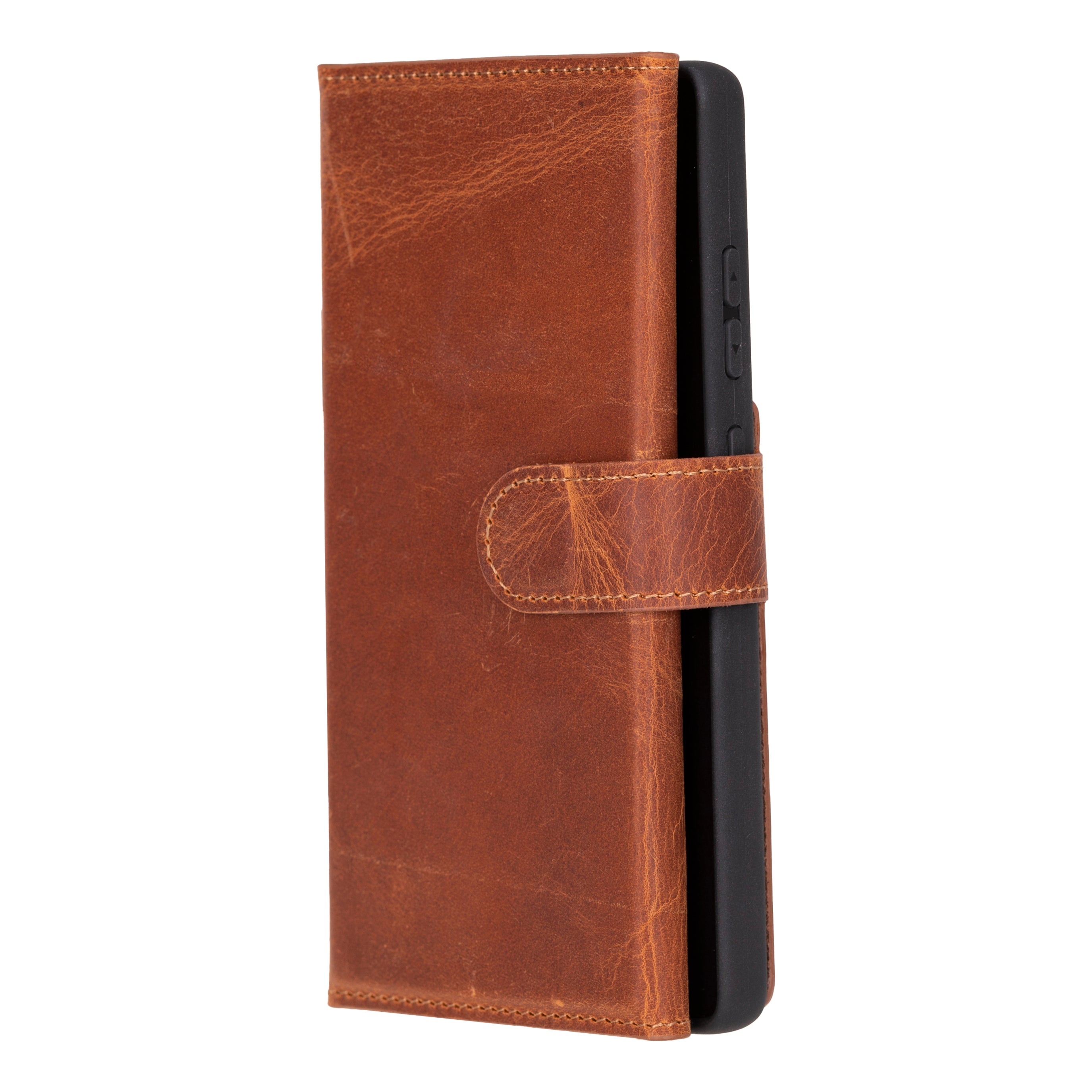 Santa Samsung Galaxy S25 Ultra Genuine Leather Detachable Wallet Case