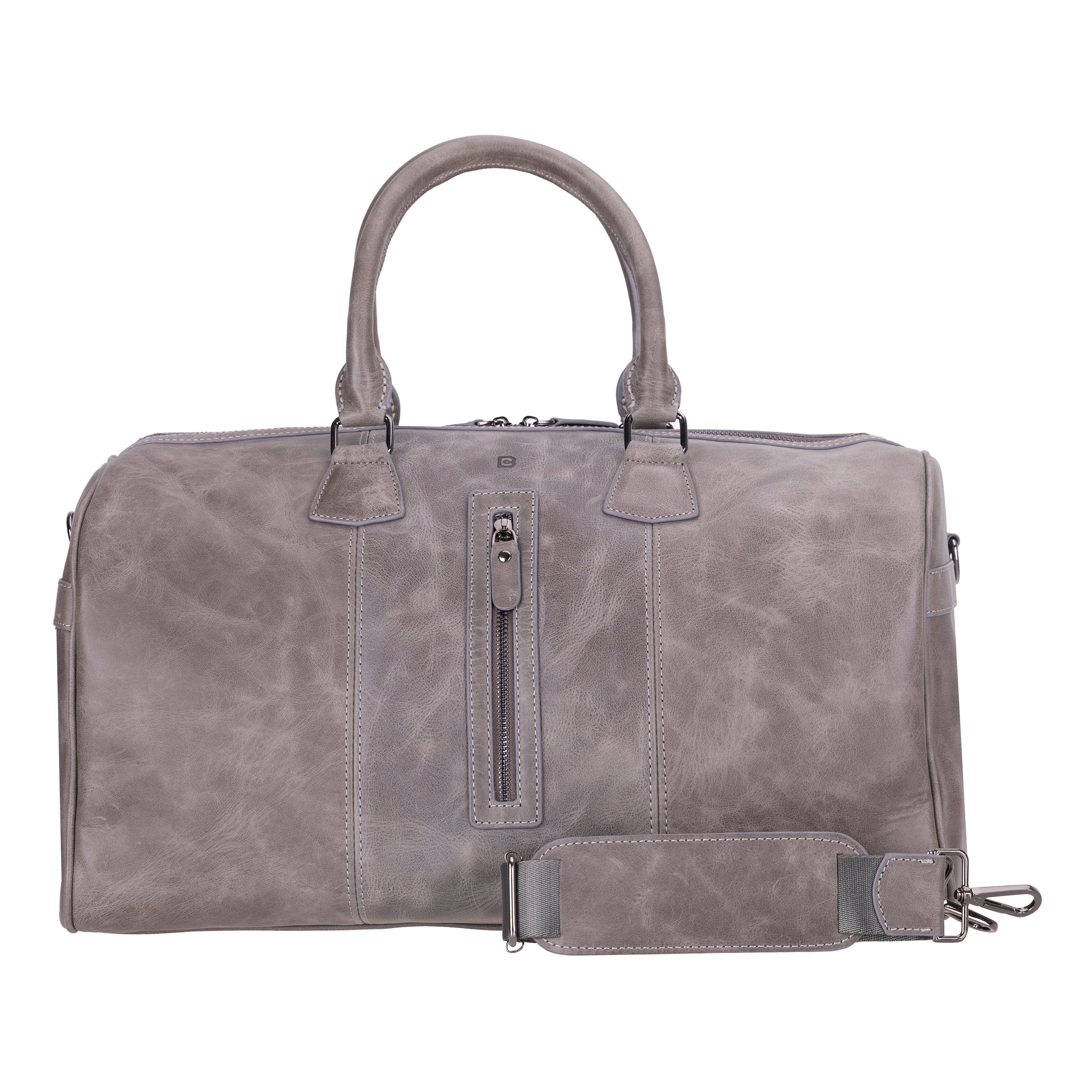 Crestiva Genuine Leather Weekend Duffle Bag