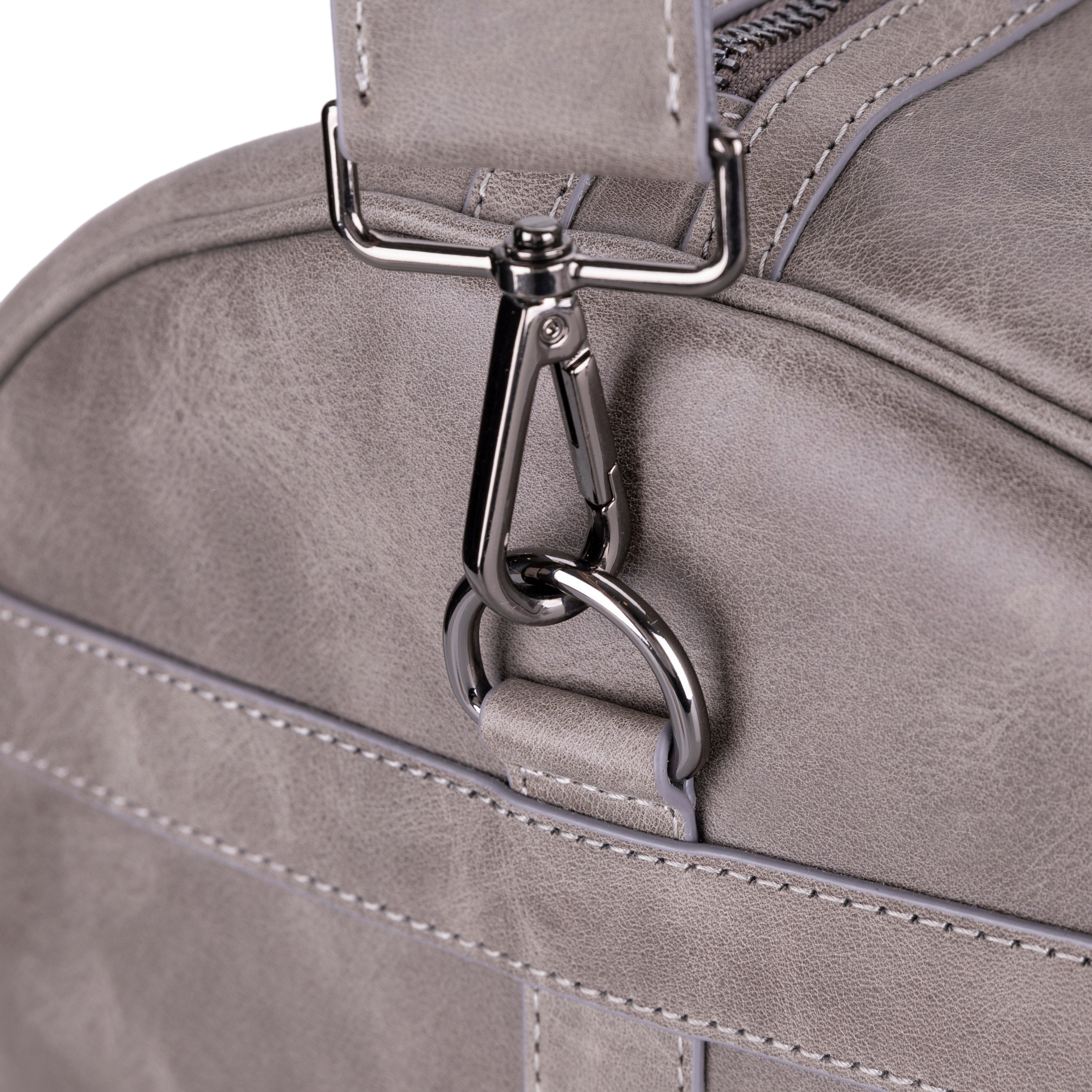 Crestiva Genuine Leather Weekend Duffle Bag